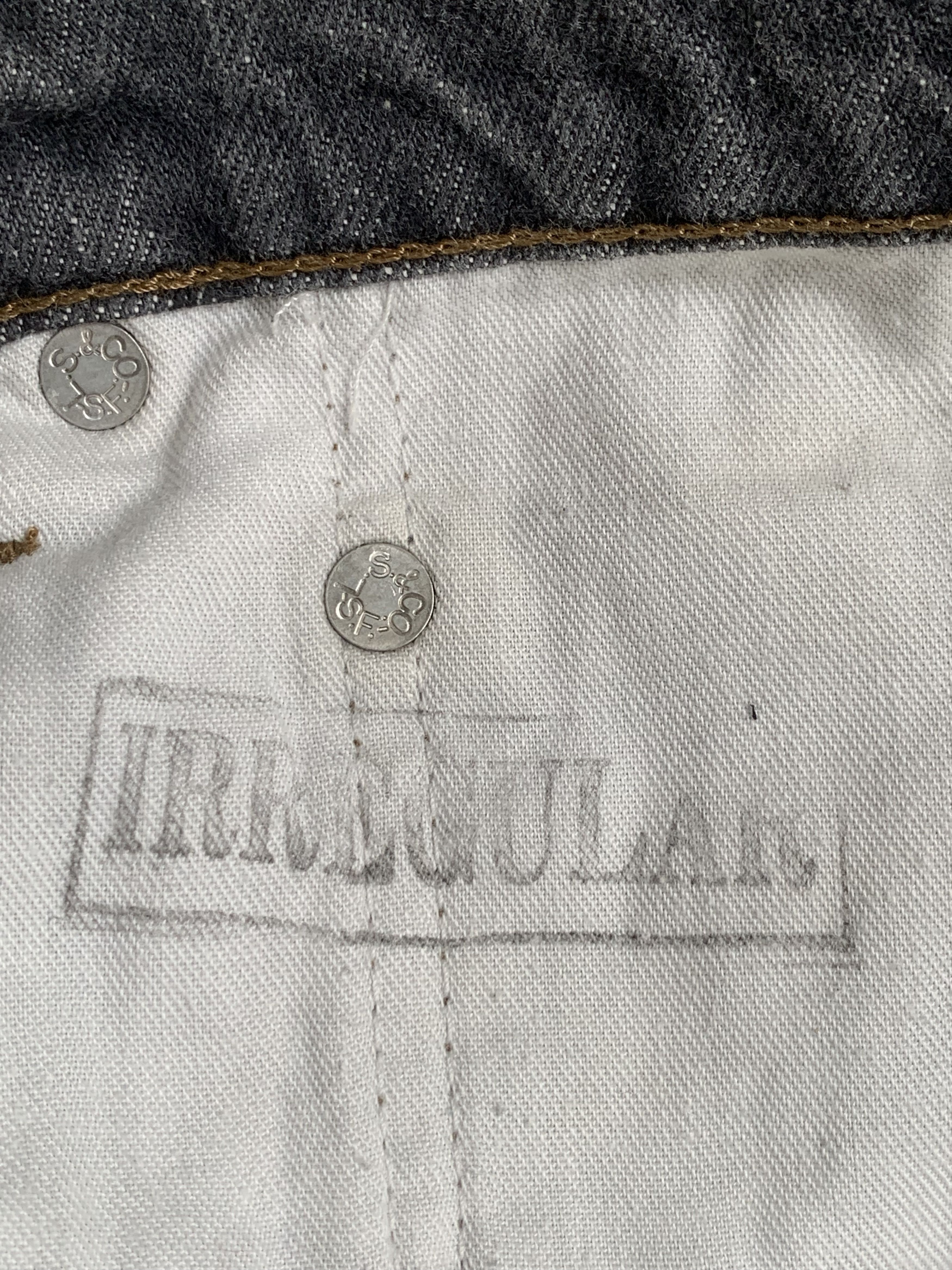 Levi's × Levi's Vintage Clothing Rare Design Vintage Levi’s Lot 503-03 Jeans Size 29" - 6 Thumbnail