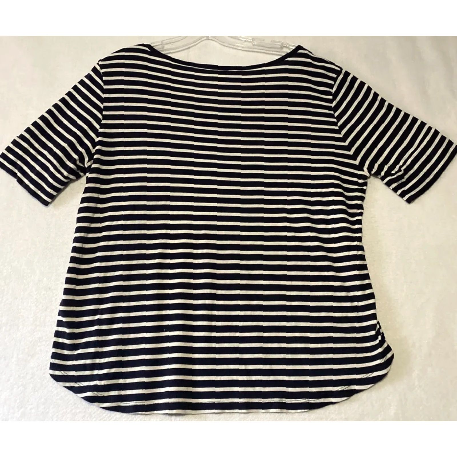 H&M H&M T-Shirt Women’s L Solid Short Sleeve Round Neck Casual Loose Top Multicolor Basic Breathing Size L / US 10 / IT 46 - 6 Thumbnail