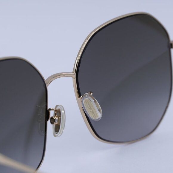 Jimmy Choo Jimmy Choo ASTRA/F/SK 0000 HA Sunglasses Gold Geometric Size ONE SIZE - 9 Thumbnail