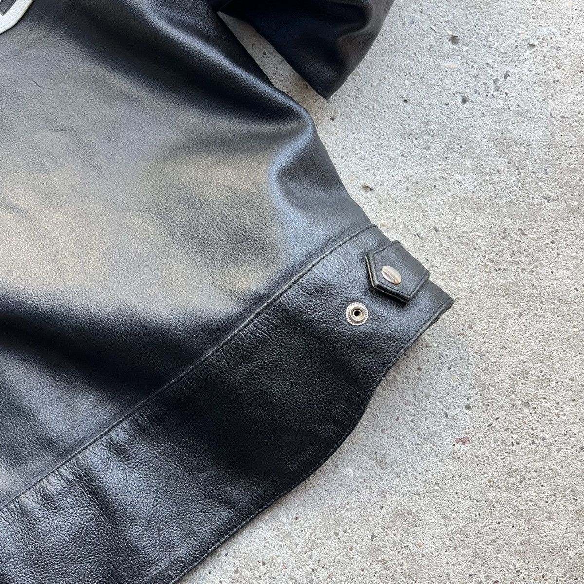 Ferrari × Vintage FERRARI LEATHER RACING JACKET VINTAGE RARE BIG LOGO Size US L / EU 52-54 / 3 - 6 Thumbnail