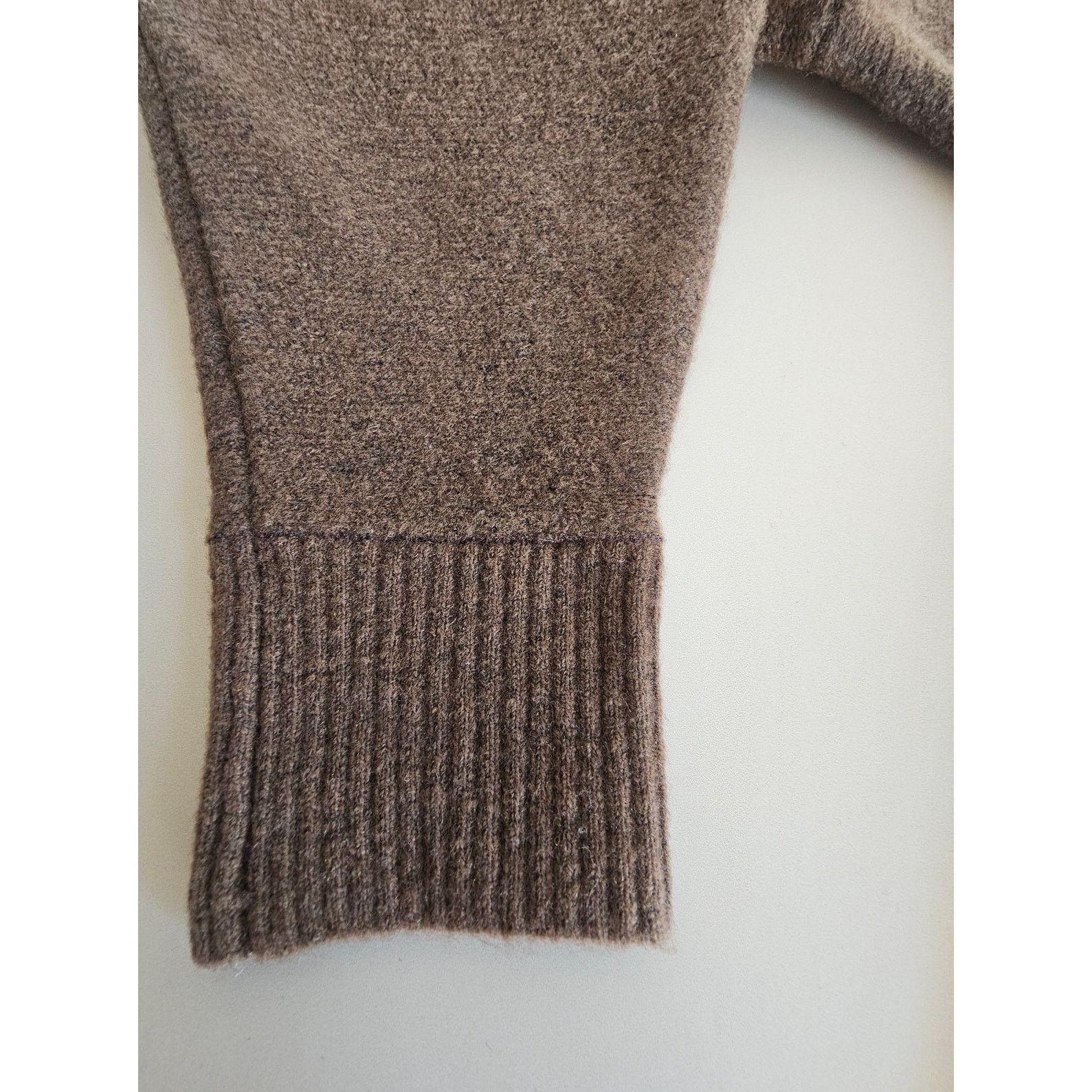 Zara NWT ZARA Women's Wool Blend Brown Knit Sweater Mini Dress S Size S / US 4 / IT 40 - 5 Thumbnail