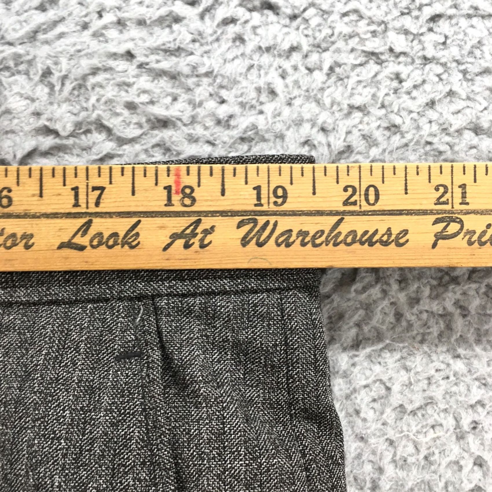Banana Republic Banana Republic Dress Pants Mens 38/30 Gray Wool Blend Flat Front Mid Rise Zip Pants Mens Regular Gray Wool Blend Flat Front Zip Size US 38 / EU 54 - 5 Thumbnail
