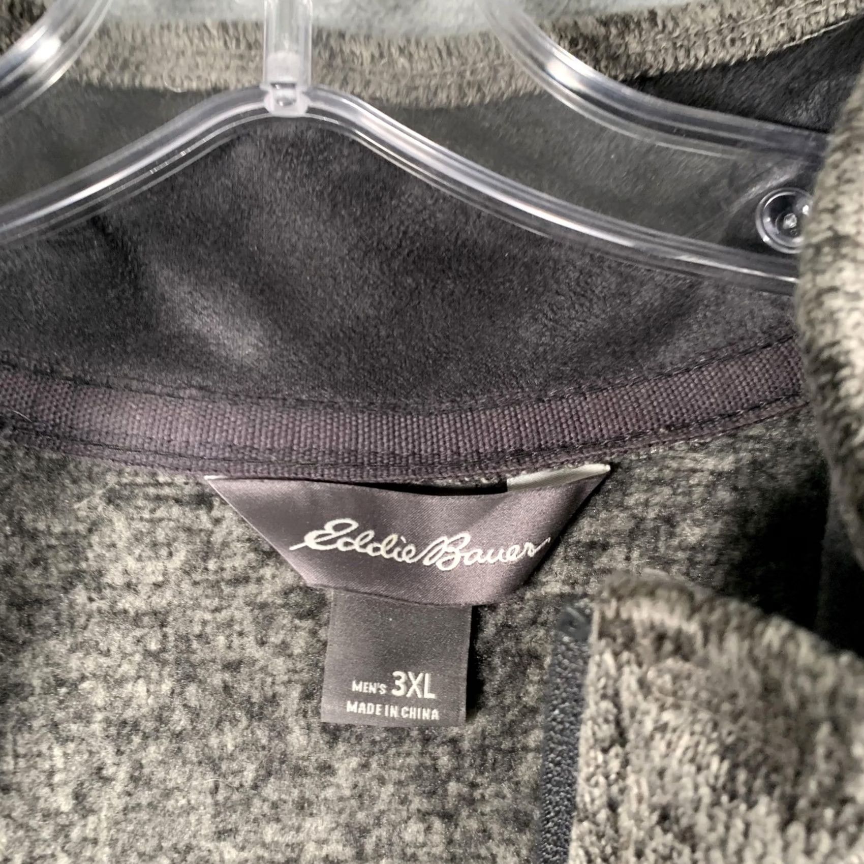 Eddie Bauer Eddie Bauer Sweatshirt Mens 3XL Gray 1/4 Zip Fleece Pullover Mock Neck Pockets Size US XXL / EU 58 / 5 - 5 Thumbnail