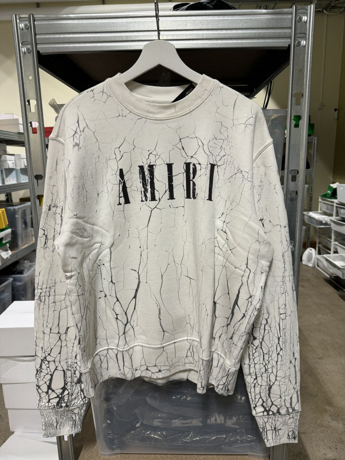 Amiri Amiri Cracked Core Logo Sweatshirt NEW 1000$ Size US M / EU 48-50 / 2 - 1 Thumbnail