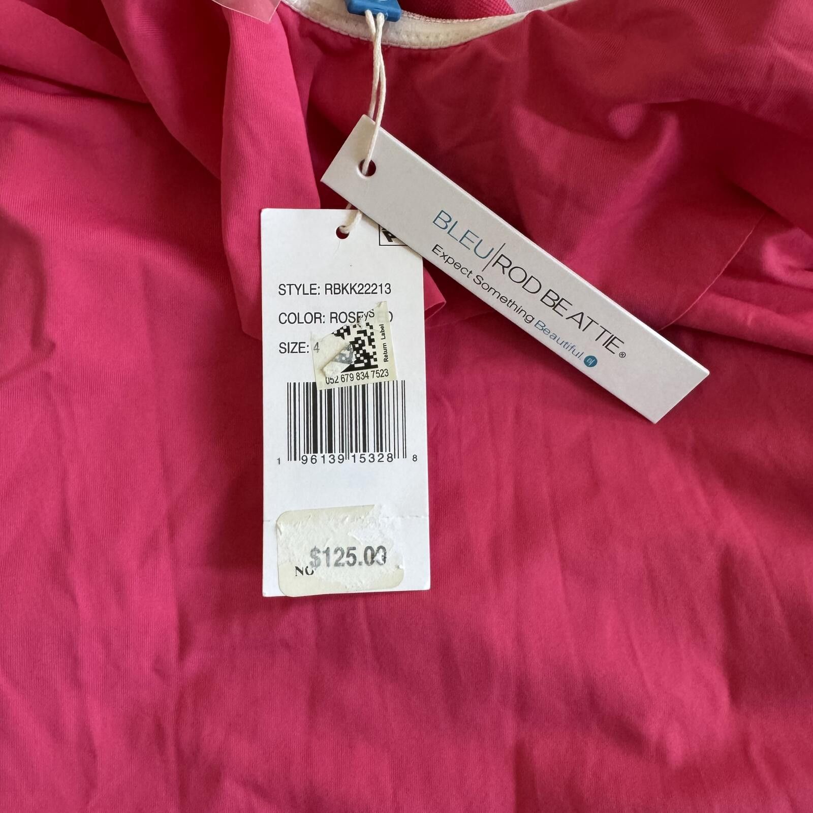 Other Bleu Rod Beattie Rosy Pink One-Piece Swimsuit Size 4 Size ONE SIZE - 2 Thumbnail