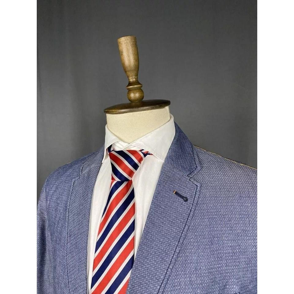 Hugo Boss Hugo Boss Men's Blue Summer Blazer Sportcoat Jacket Size 56 Size 54R - 5 Thumbnail