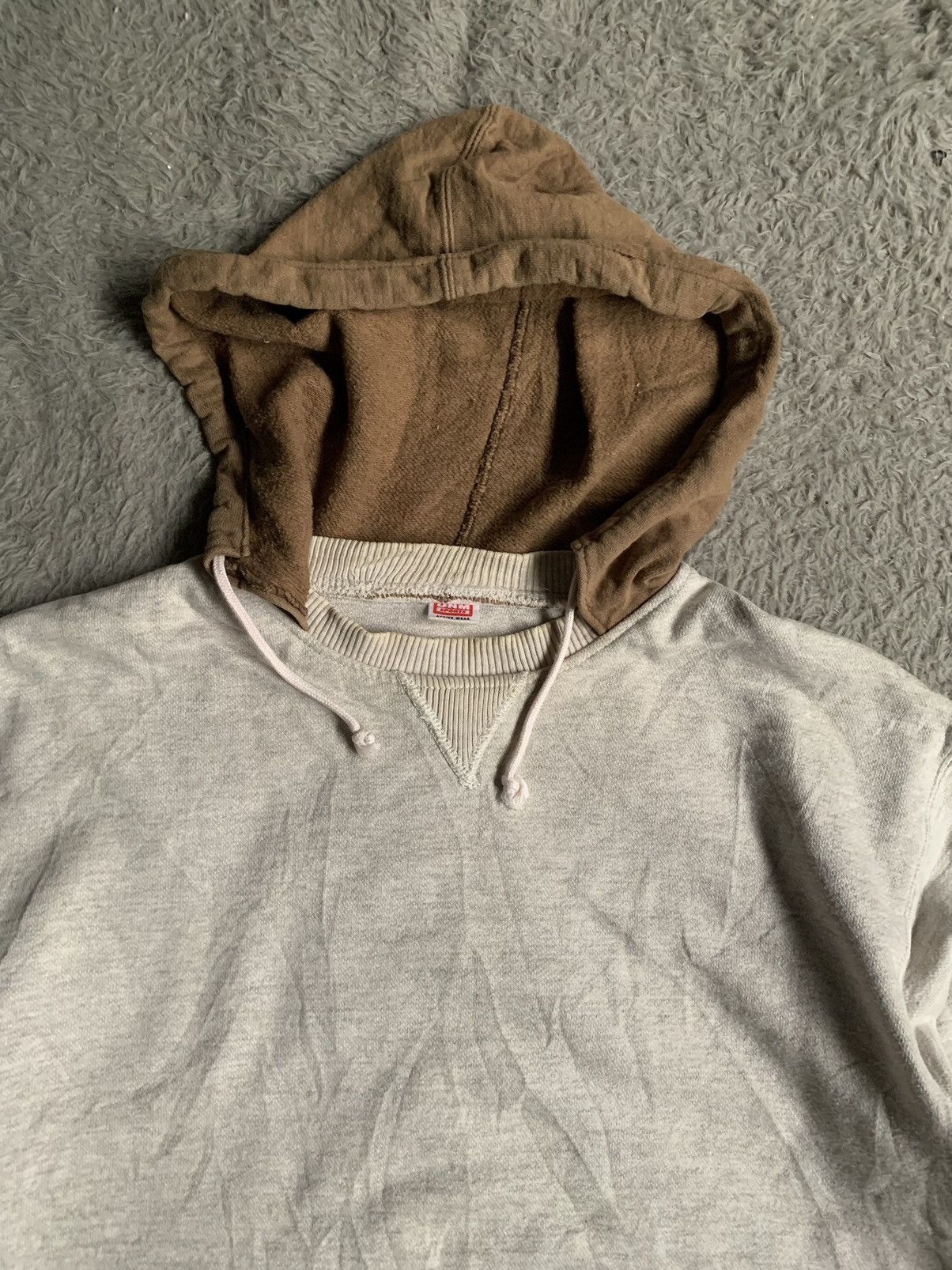 Japanese Brand Vintage 50s Reproduction Denime Japan After Hooded Size US M / EU 48-50 / 2 - 2 Thumbnail