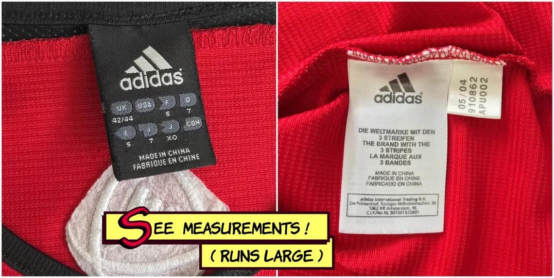 Adidas Vintage Y2K ADIDAS Jersey Shirt Tee Football Soccer Running Size US L / EU 52-54 / 3 - 6 Thumbnail
