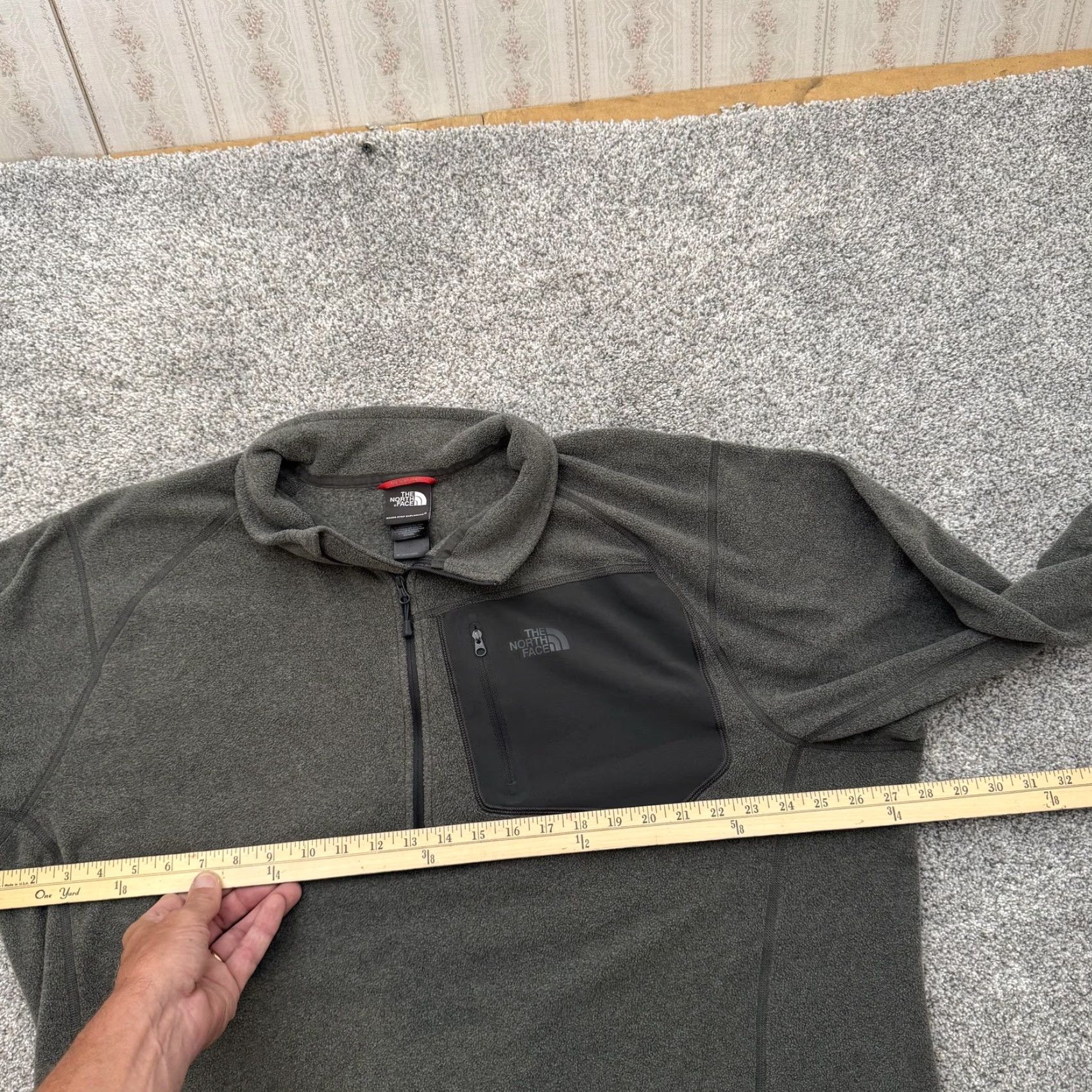 The North Face The North Face Pullover Mens 2XL Gray Polartec Classic Fleece Half Zip Outdoor Jacket Size US XXL / EU 58 / 5 - 3 Thumbnail