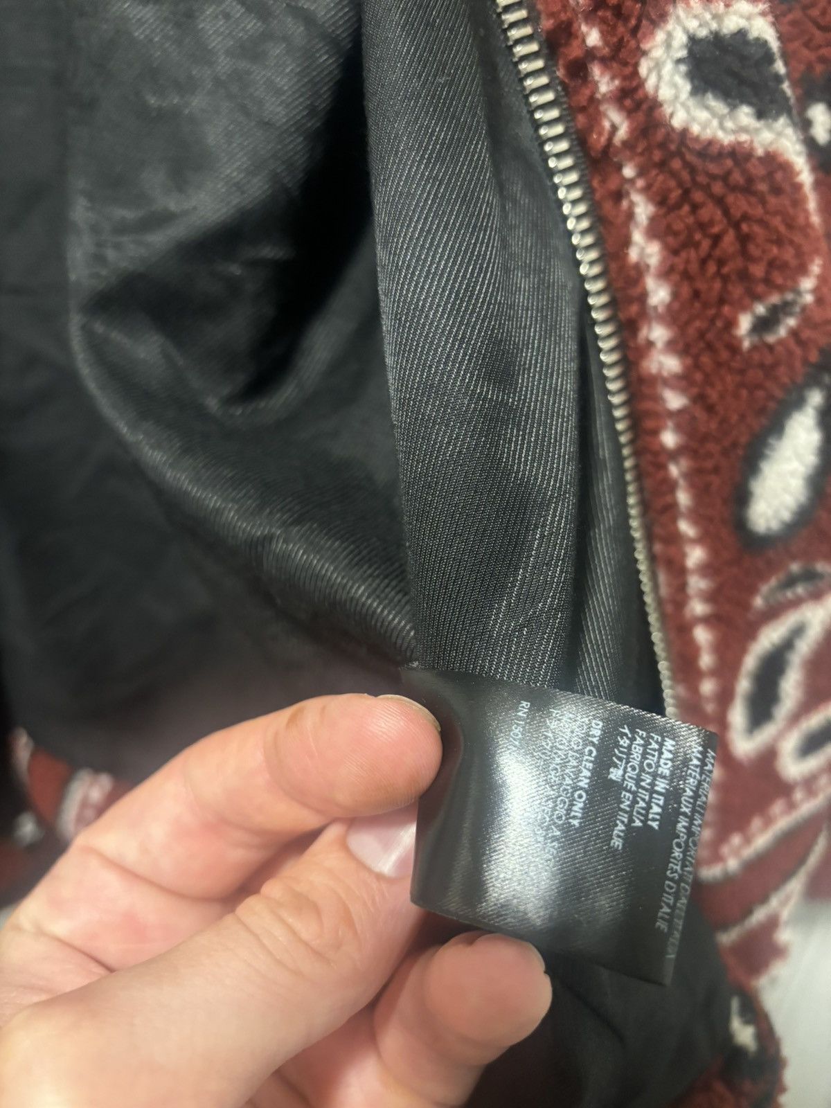 Amiri Amiri bandana fleece jacket Size US XL / EU 56 / 4 - 6 Thumbnail