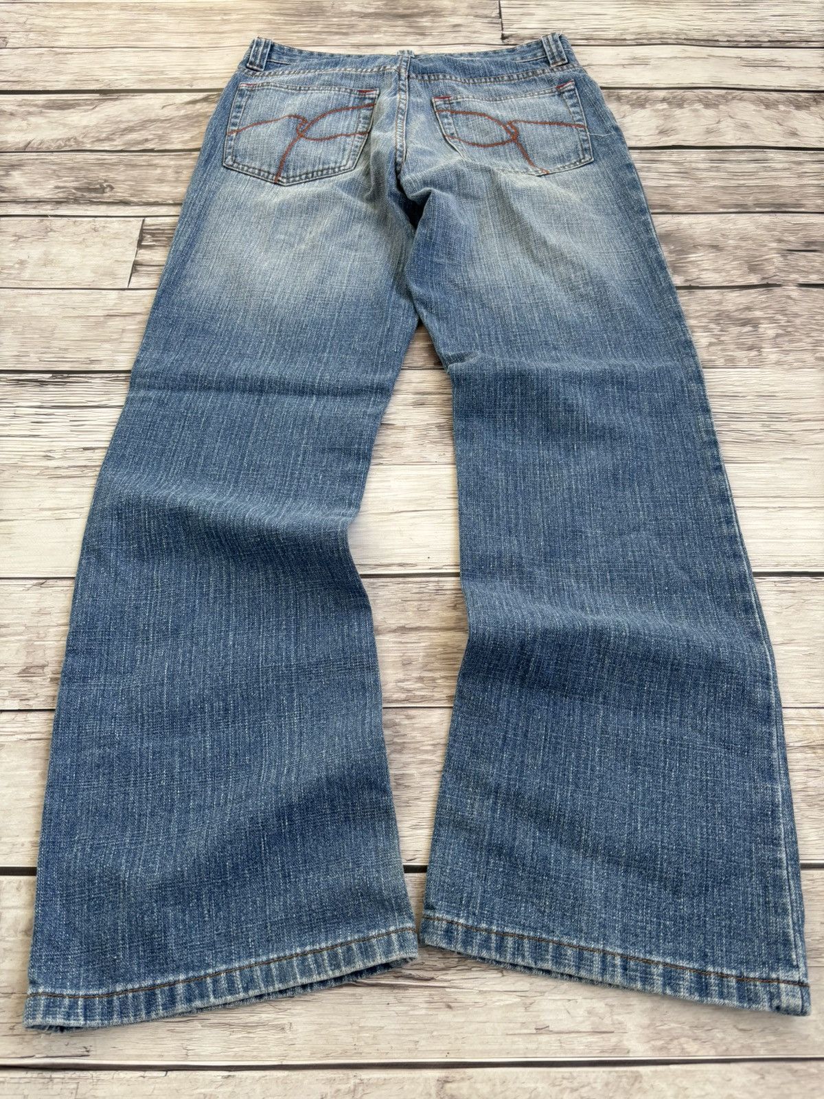 If Six Was Nine × Japanese Brand × Vintage VTG Rick Owens Junya Watanabe Style Classic Baggy Jeans 90S Size US 32 / EU 48 - 4 Thumbnail
