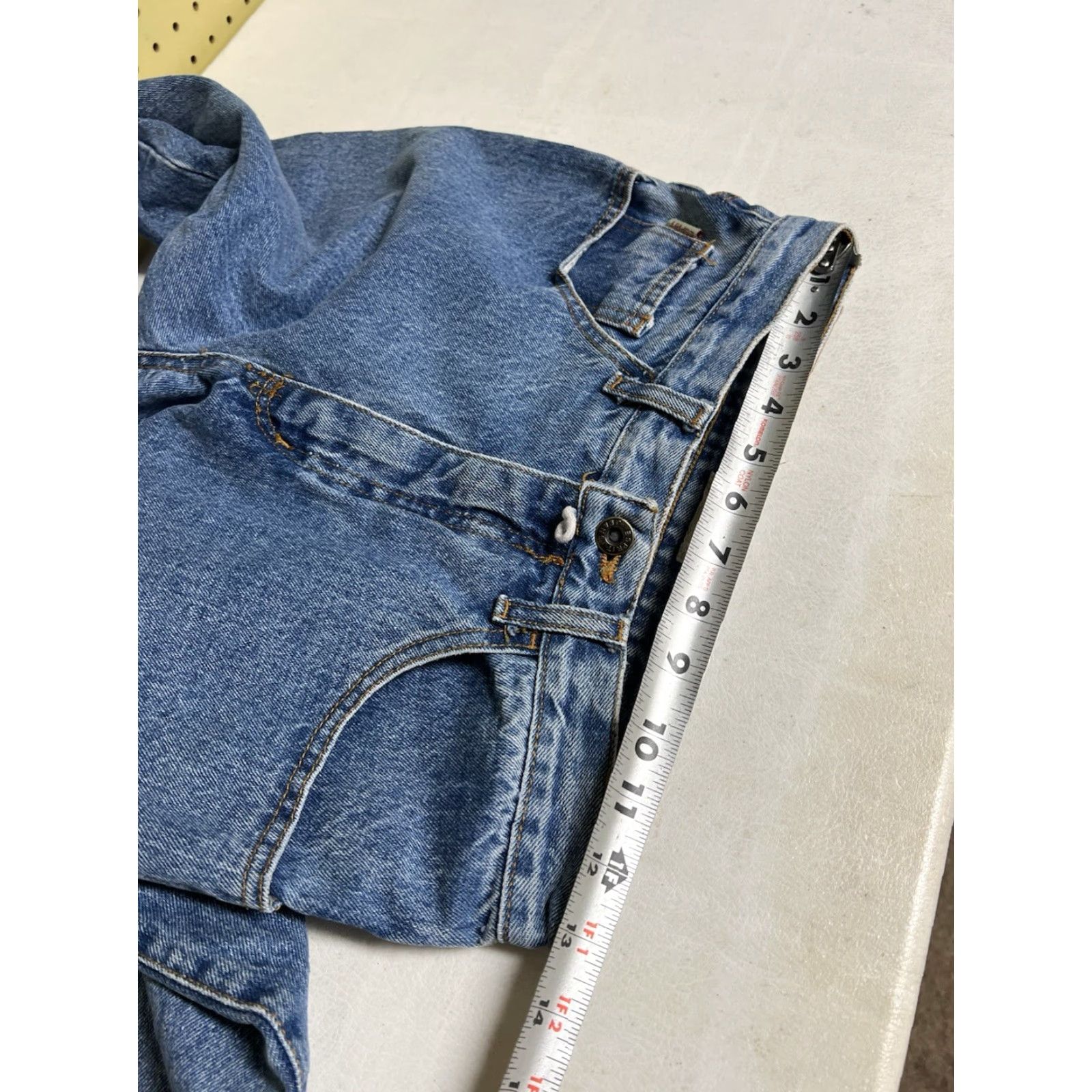 Esprit VINTAGE Esprit Jeans Women's Jeans 11 High Waist Tapered Leg Blue Denim Straight Medium Wash 90s? No, current decades: None specified. Size 32" / US 10 / IT 46 - 6 Thumbnail
