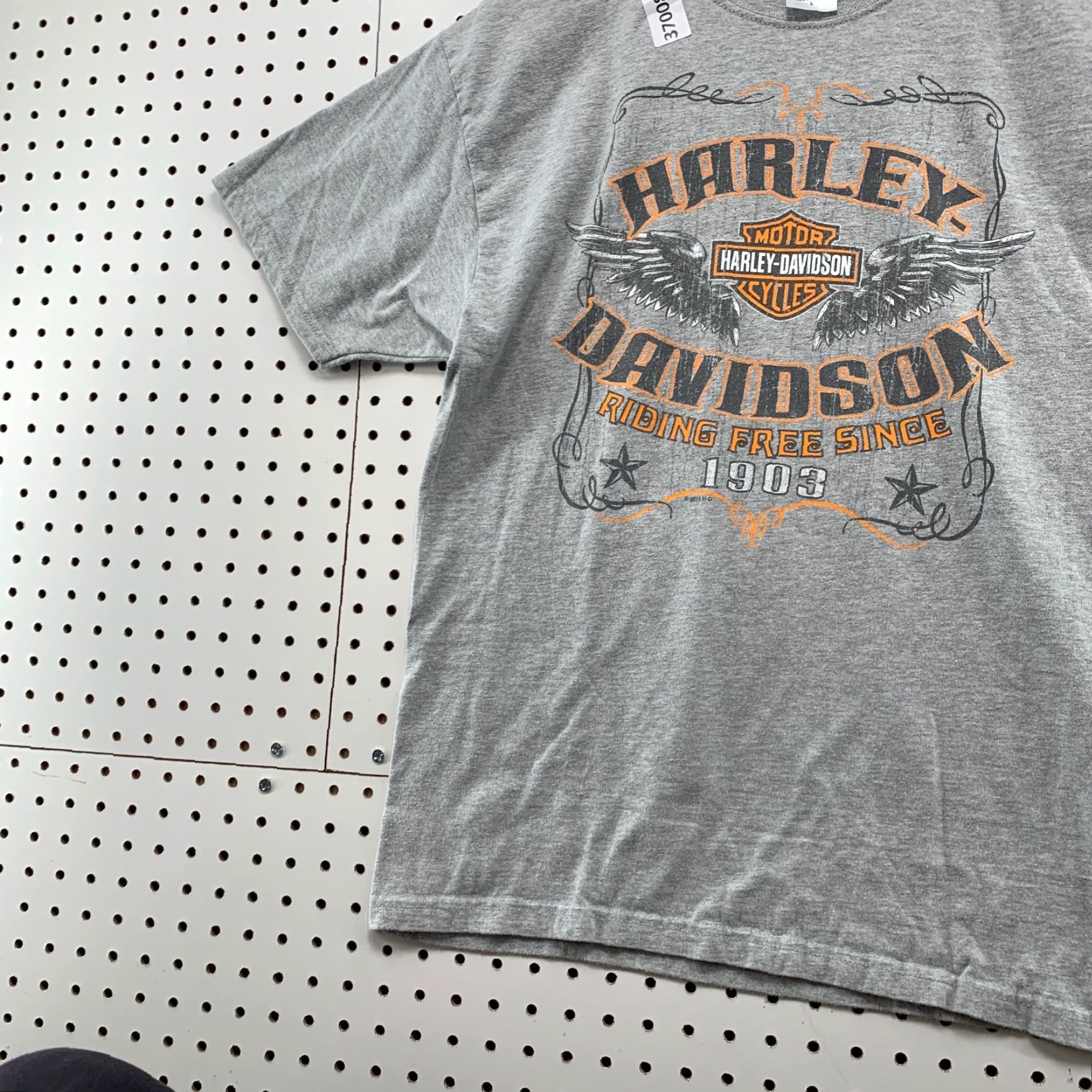 Harley Davidson Harley-Davidson Motorcycle Shirt Mens Large Gray Chicago Tinley Park 21x28 Size US L / EU 52-54 / 3 - 6 Thumbnail