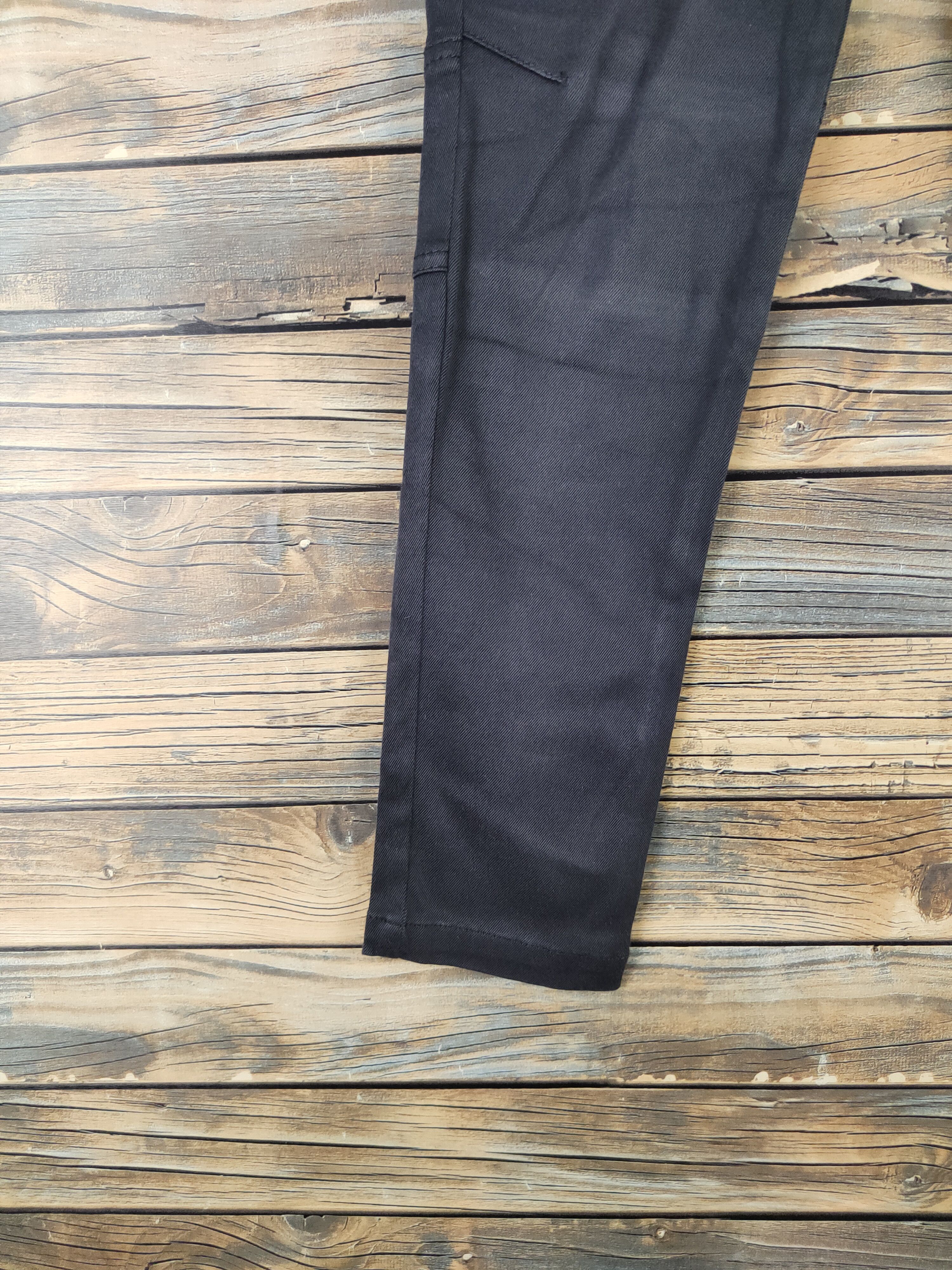 Japanese Brand DL Des Pres Black Multipocket Cargo Pants #2421 Size 26" / US 2 / IT 38 - 4 Thumbnail