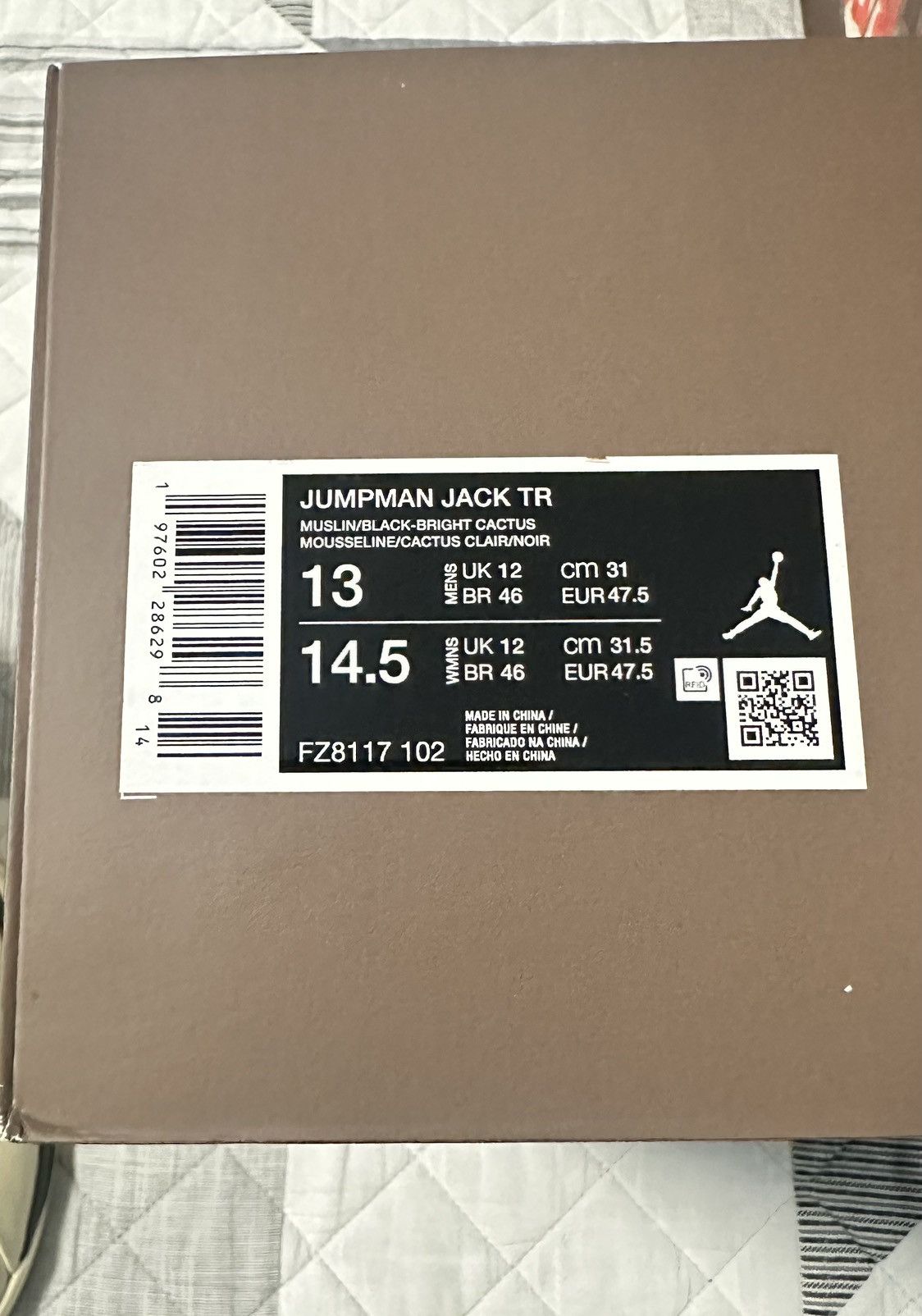 Travis Scott Jordan Jumpman Jack TR Travis Scott Bright Cactus Size 13 Size US 13 / EU 46 - 8 Thumbnail