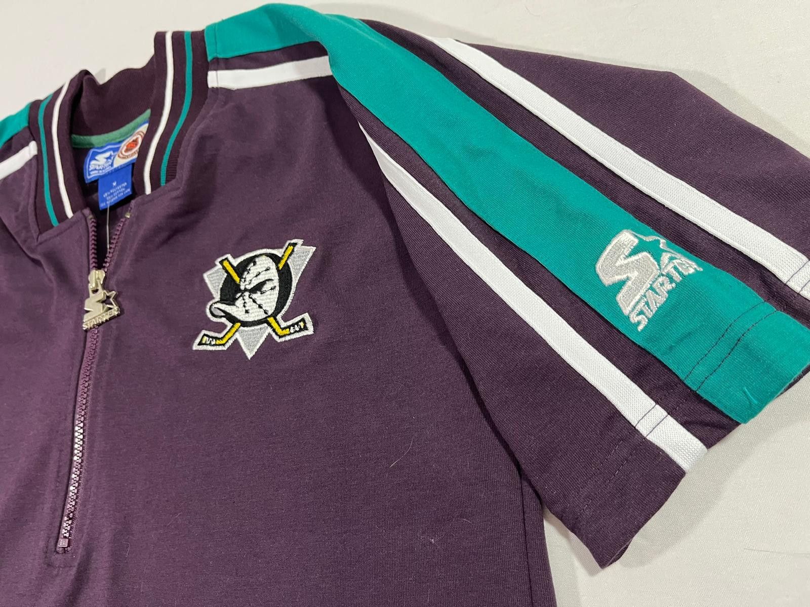 Starter GRAIL 90s Mighty Ducks Starter Zip XL Disney Korea Hockey Size US XL / EU 56 / 4 - 7 Thumbnail