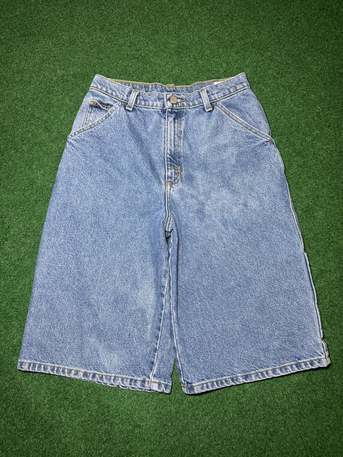 Faded Glory × Vintage Vintage Y2K Baggy Jorts Below Knee Skater Grunge Shorts Size US 28 / EU 44 - 2 Thumbnail
