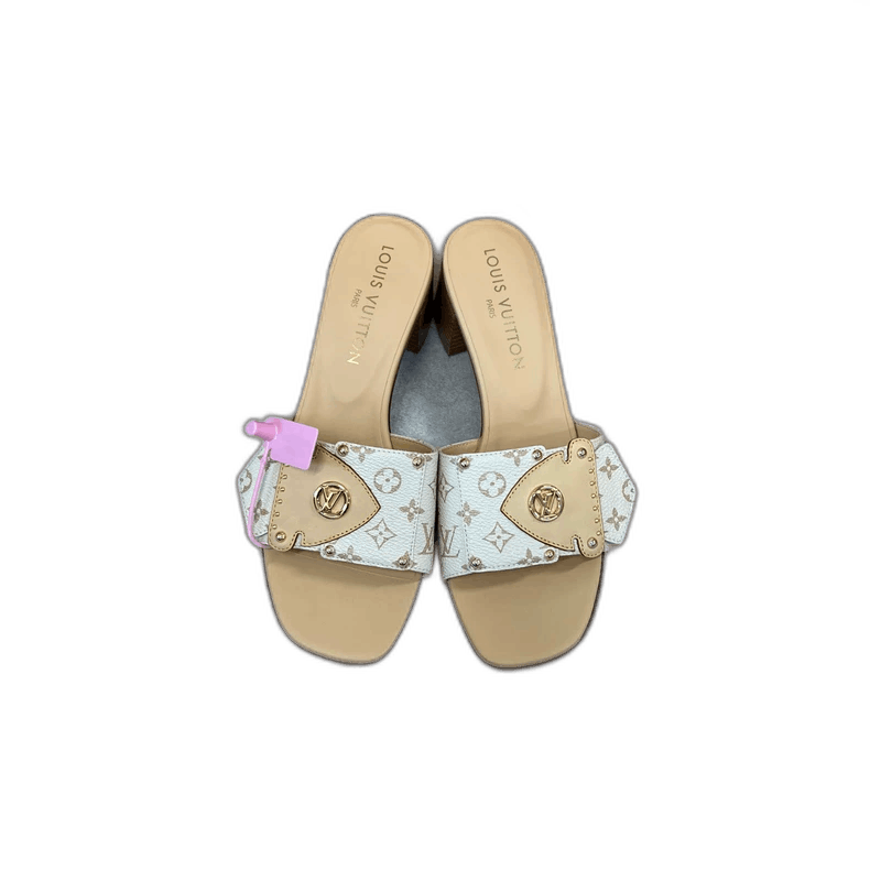 Louis Vuitton Louis Vuitton New Style Slide Sandals 38 Size US 7 / IT 37 - 1 Thumbnail