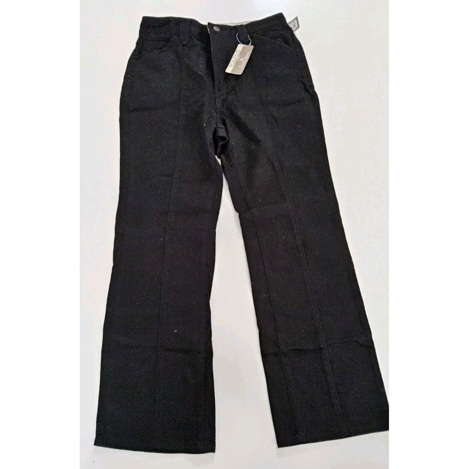 Valentino Valentino Women's Bootcut Pants Japan 27 Black Size 27 Regular Bootcut NWT Inseam 27" Ladies Size 27" / US 4 / IT 40 - 2 Thumbnail