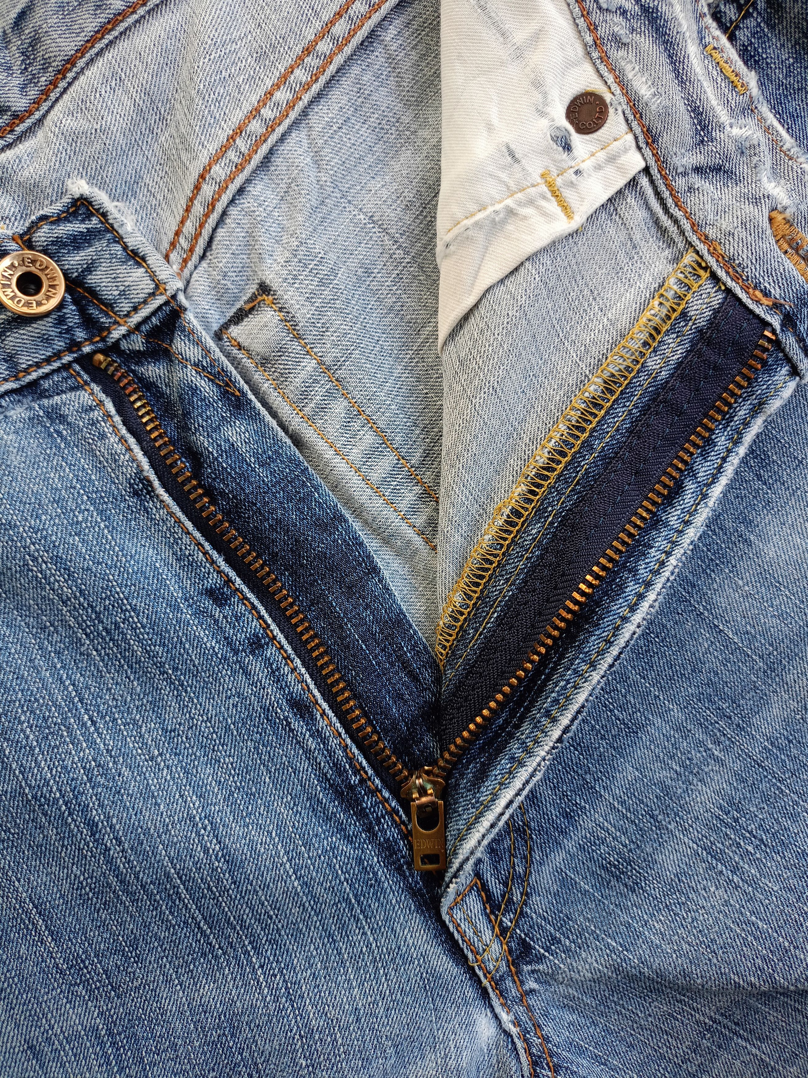 Edwin × Vintage EDWIN Selvedge Vintage Streetwear Denim Size US 33 - 11 Thumbnail