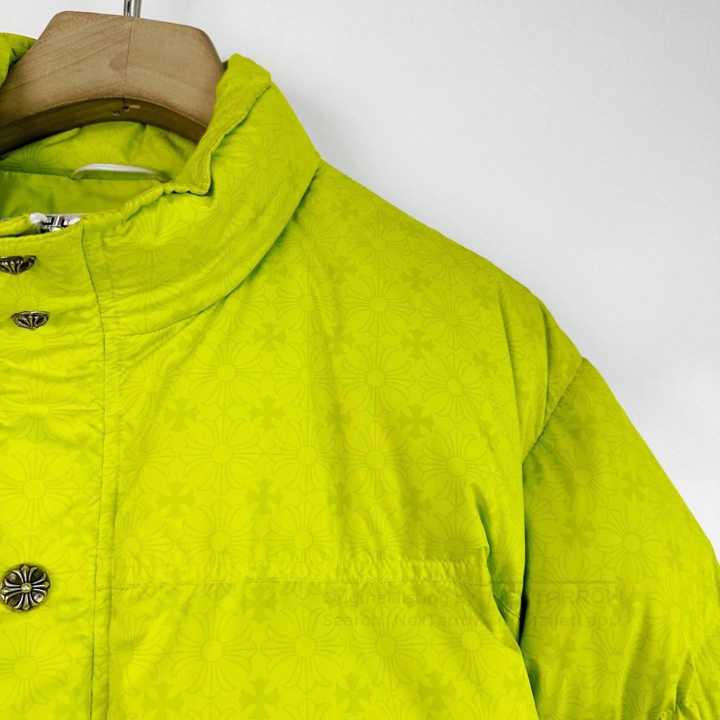 Chrome Hearts Chrome Hearts Fluorescent Green Down Jacket. Size US S / EU 44-46 / 1 - 6 Thumbnail
