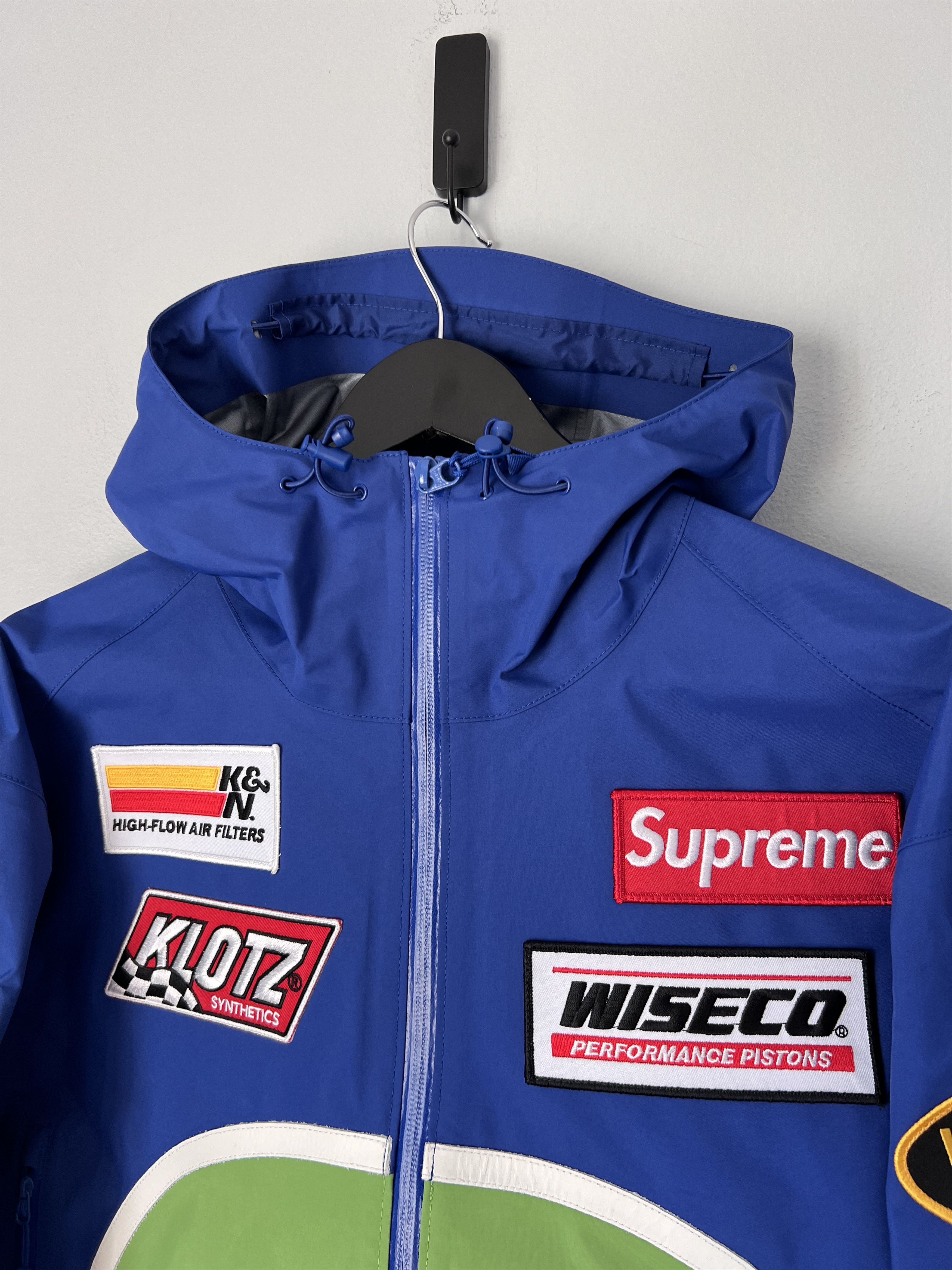 Supreme Vanson Leathers Gore-Tex Shell Jacket in Royal Blue