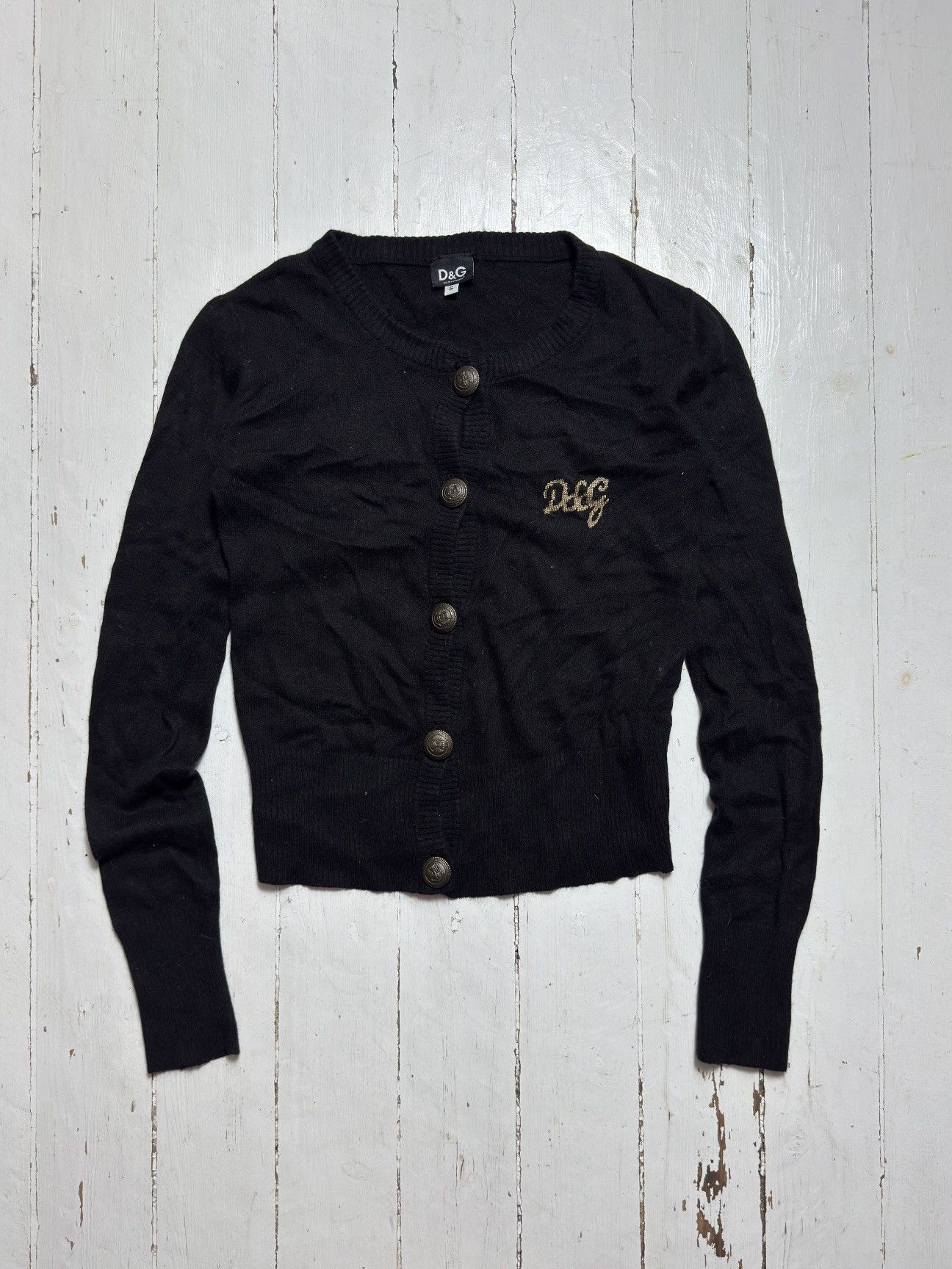 Dolce & Gabbana VINTAGE DOLCE&GABBANA WOOL SWEATER CARDIGAN Size S / US 4 / IT 40 - 5 Thumbnail