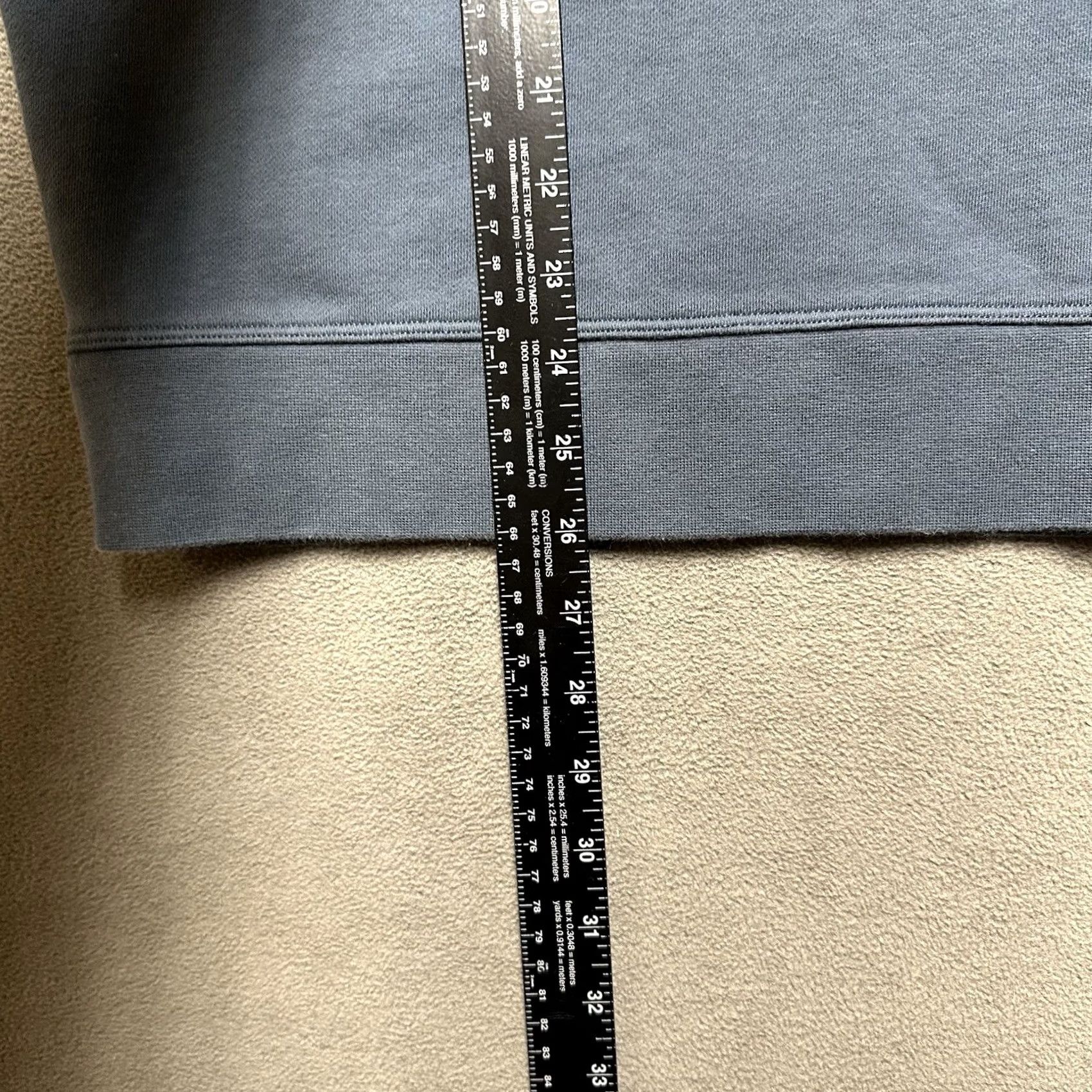 Lululemon Lululemon Perfectly Oversized Crew Sweatshirt Blue Size 8 Cotton Terry Relaxed Women Size M / US 6-8 / IT 42-44 - 6 Thumbnail