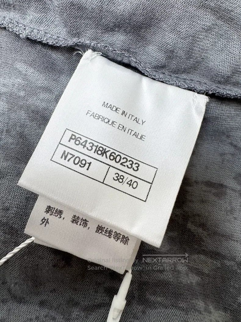 Chanel Chanel 20s spring and summer letter embroidery charcoal gr Size XS / US 0-2 / IT 36-38 - 6 Thumbnail