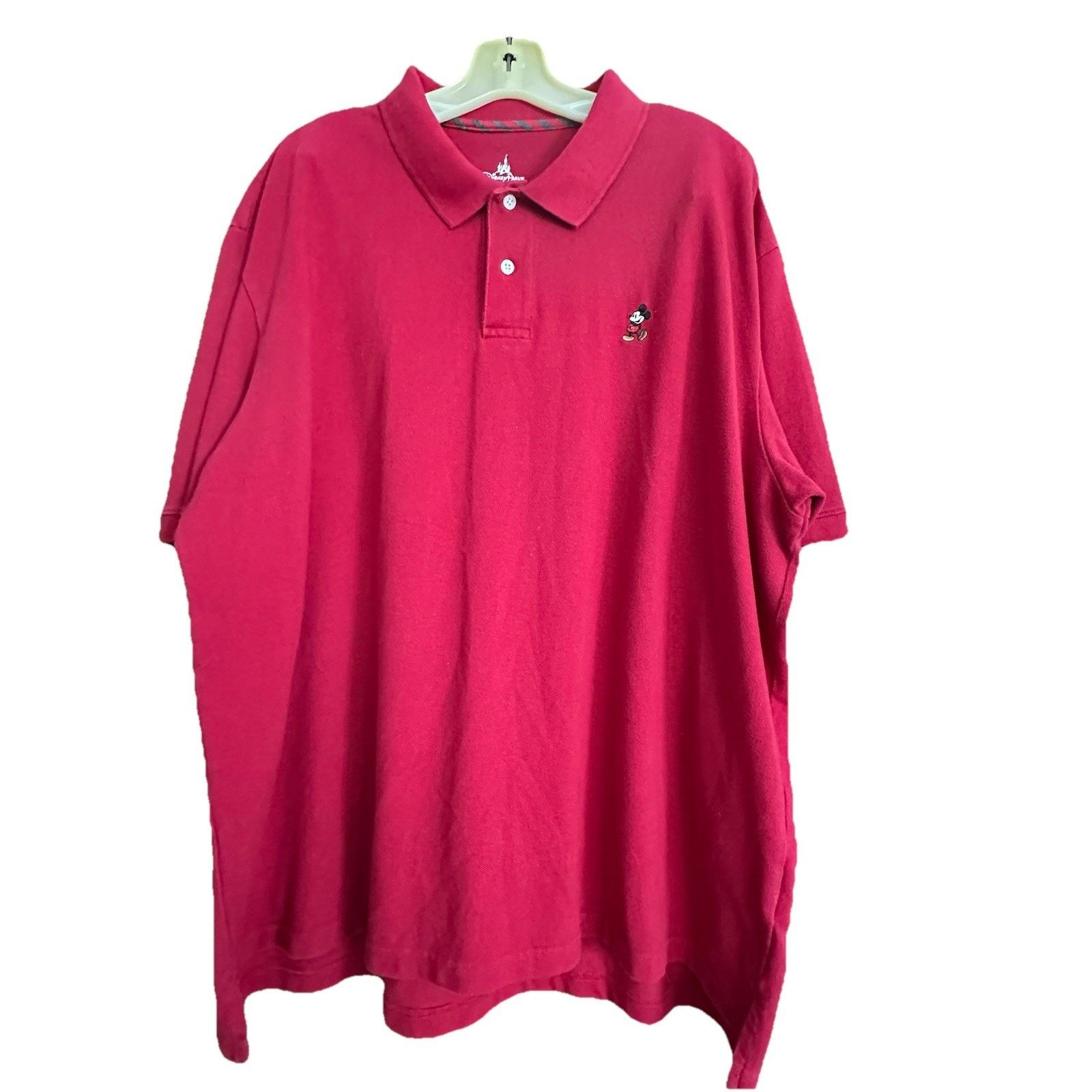 Disney Disney Parks Mickey Mouse Men's Short Sleeve Polo XXL Red Size US XXL / EU 58 / 5 - 1 Thumbnail