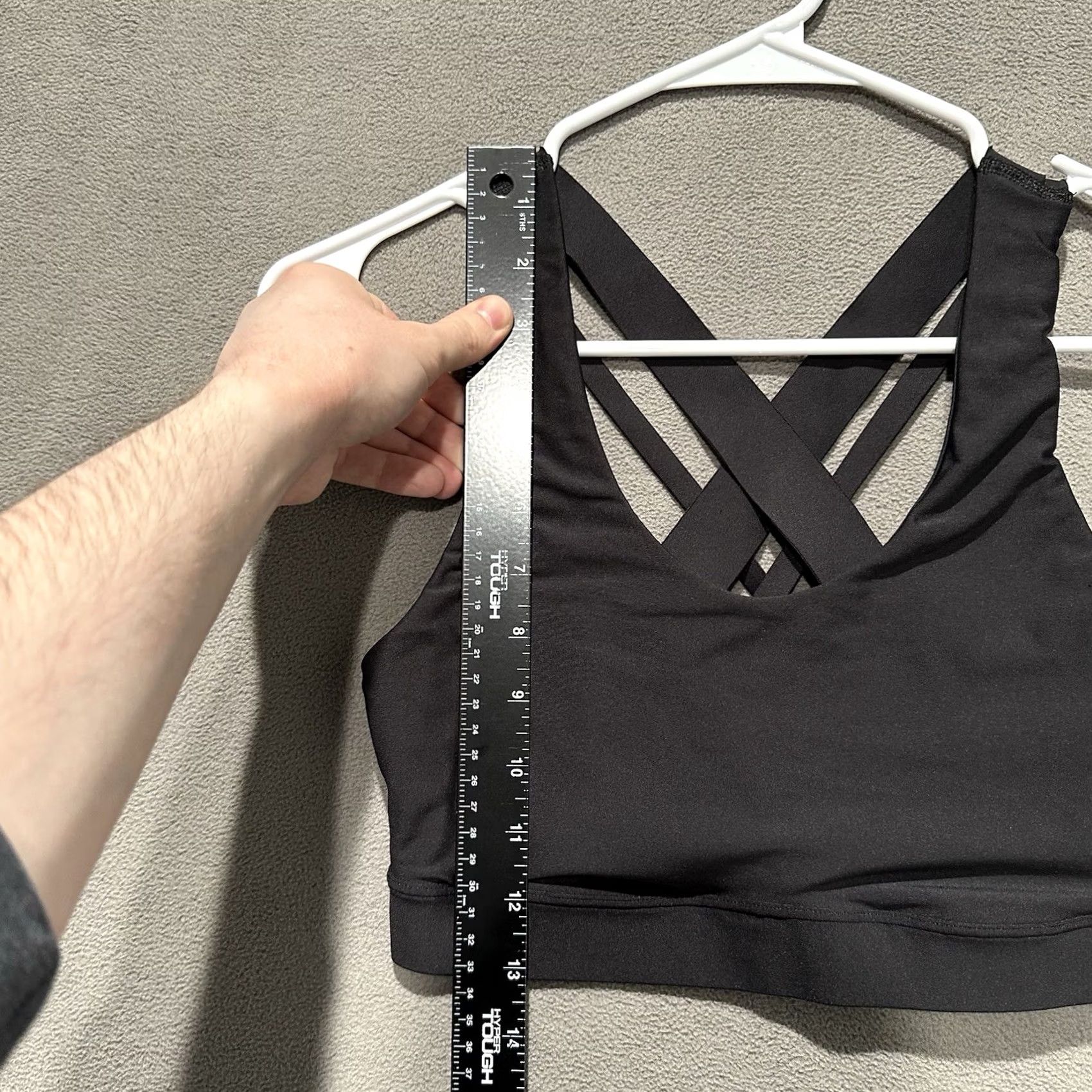 Old Navy Old Navy Powersoft Sports Bra Womens Small Black Medium Support Go-Dry Active Shirt Ladies XS? Size ONE SIZE - 5 Thumbnail