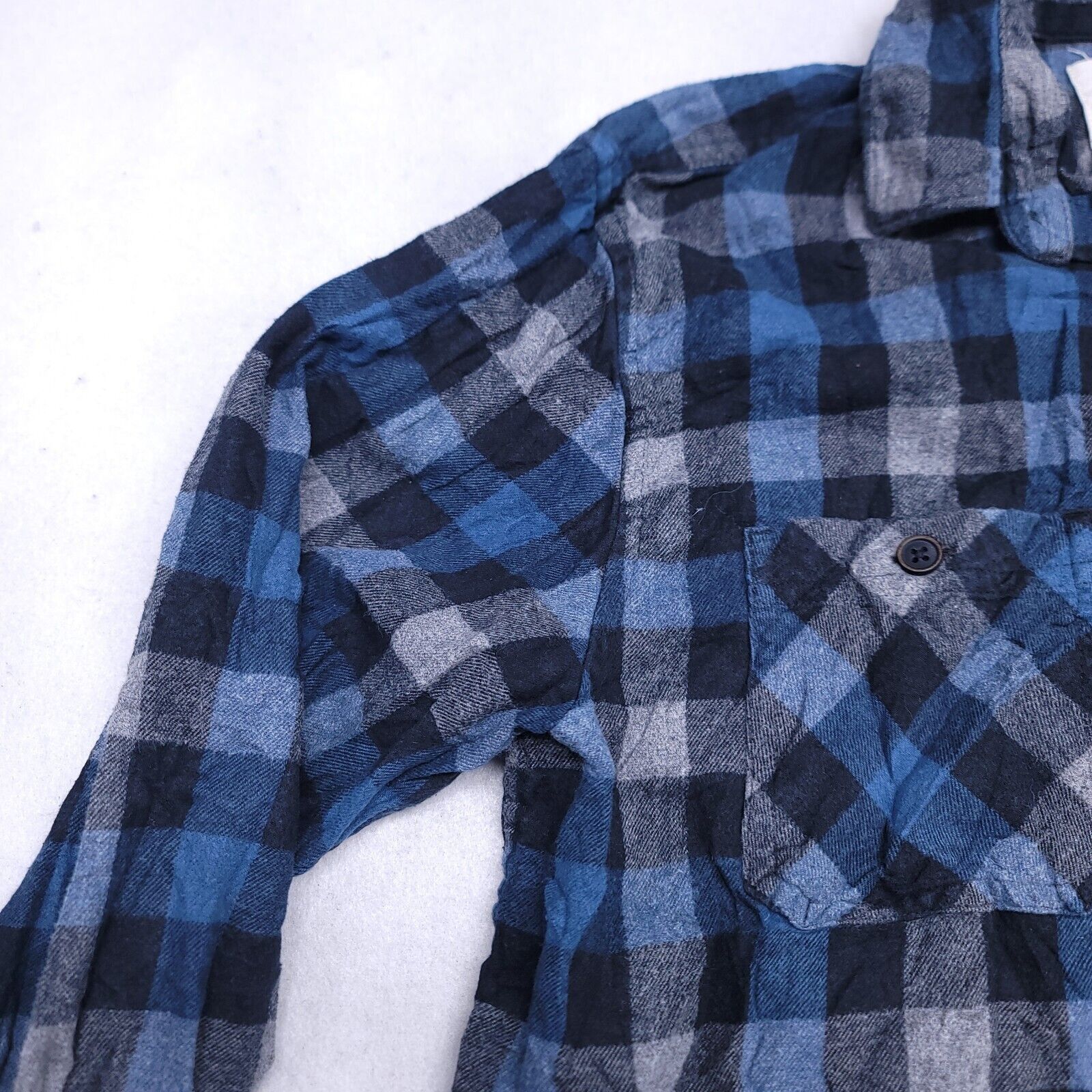 Urban Pipeline Urban Pipeline Gingham Flannel Shirt Mens Size Small S Blue Size US S / EU 44-46 / 1 - 4 Thumbnail