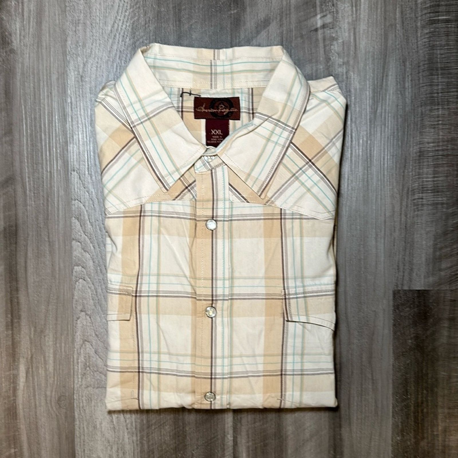 Other American Rag Cie Western Short Sleeve Pearl Snap - 2XL Size US XXL / EU 58 / 5 - 1 Thumbnail