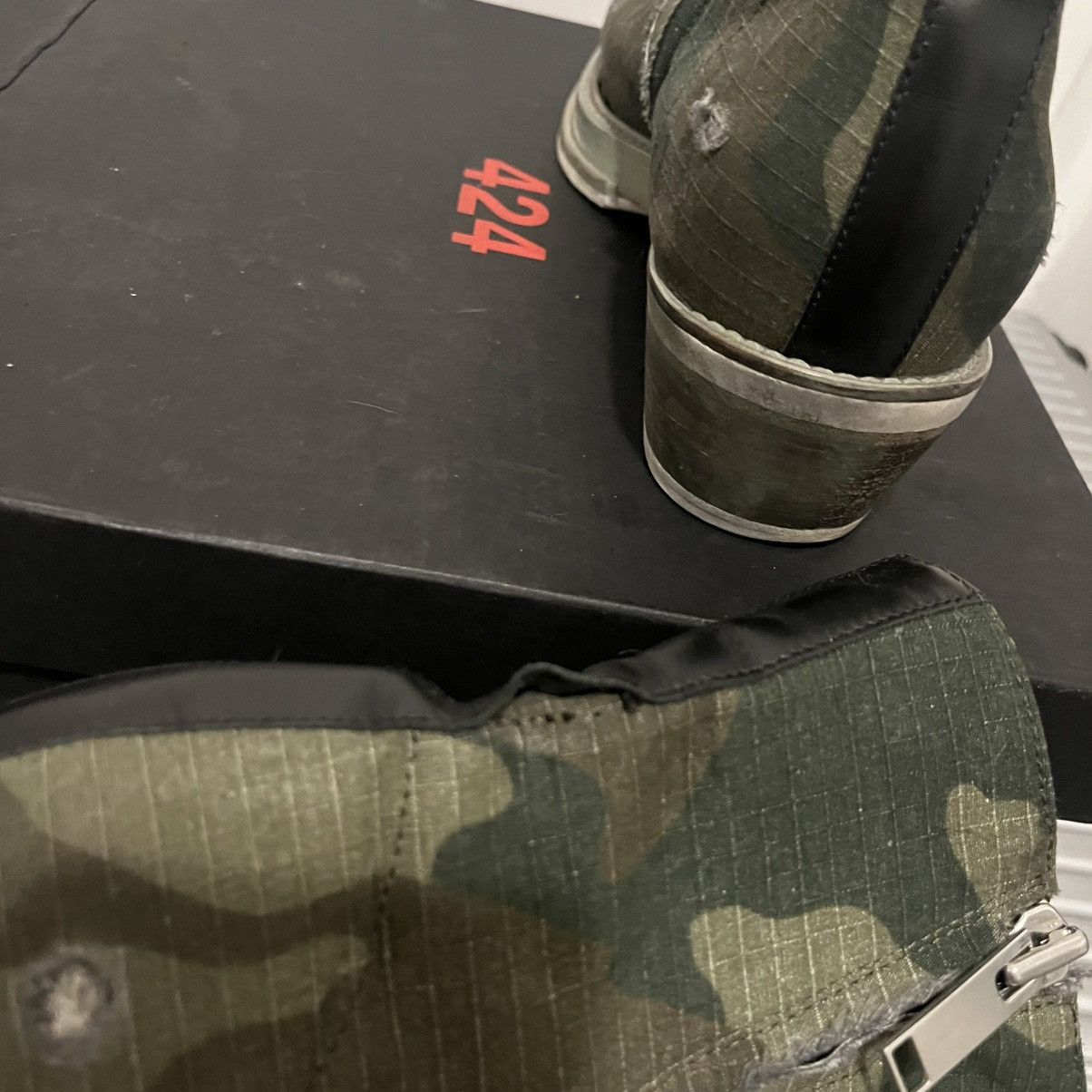 424 424 RIPSTOP CAMO WEST COAST CHELSEA BOOT 46 US 12 RARE Size US 12 / EU 45 - 13 Thumbnail