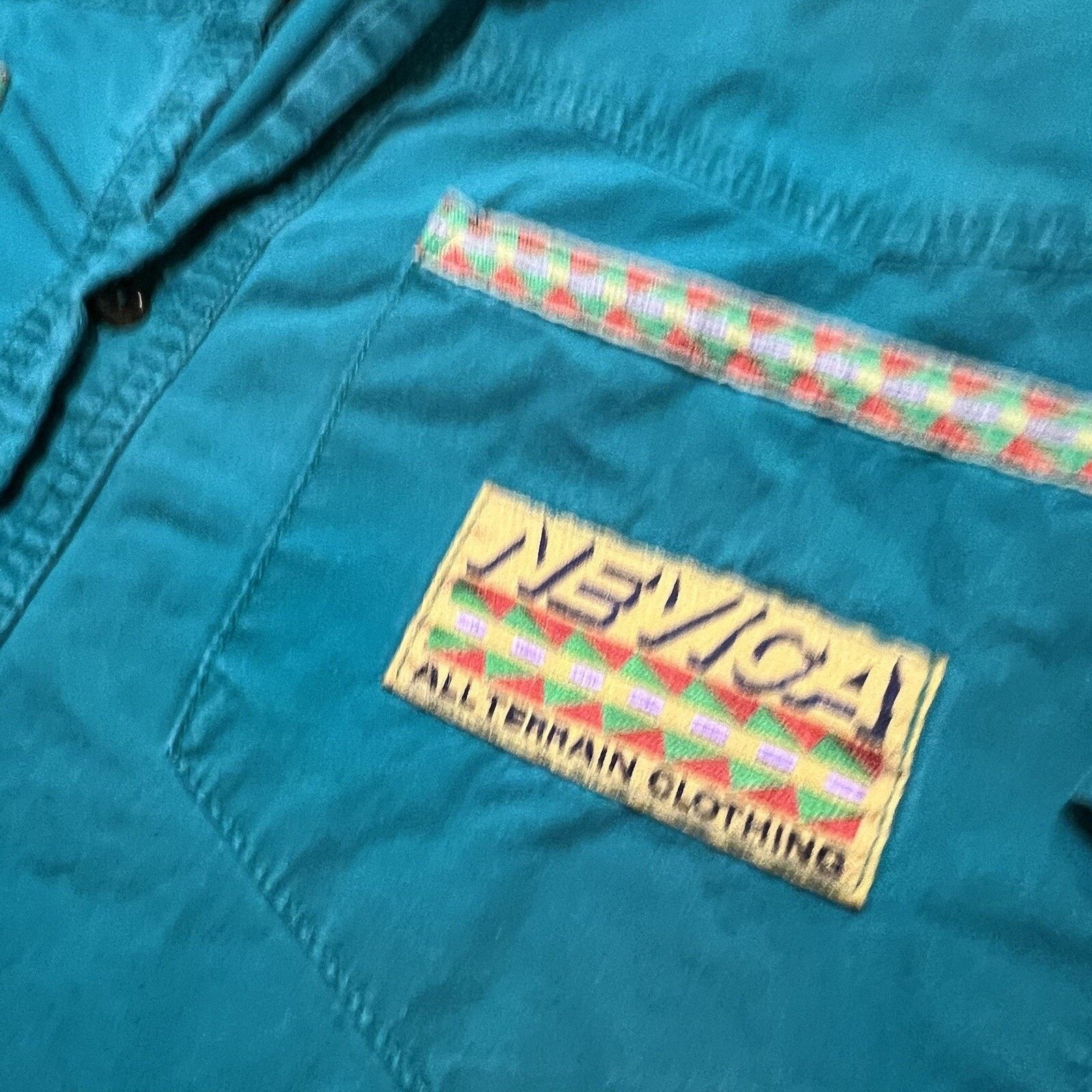 Nevica VTG Nevica All Terrain Layer B Shirt Teal Blue Hiking Shirt Size US XS / EU 42 / 0 - 4 Thumbnail
