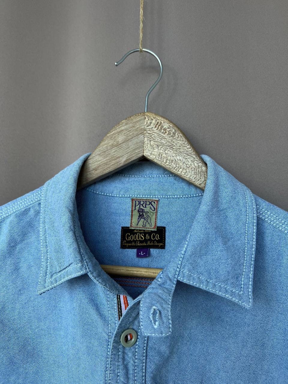 Prps PRPS Goods & Company Button Denim Shirt Mens Size L Vintage Size US L / EU 52-54 / 3 - 12 Thumbnail