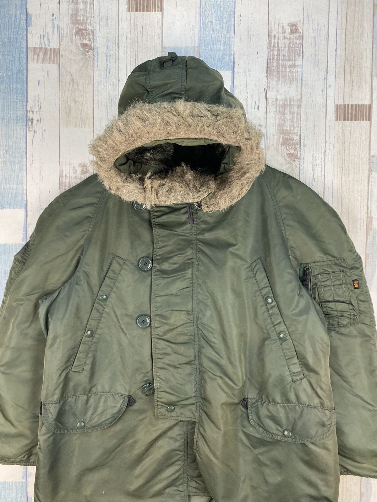 Alpha Industries × Vintage Vintage Alpha Industries Parka Cold Weather Size US L / EU 52-54 / 3 - 4 Thumbnail