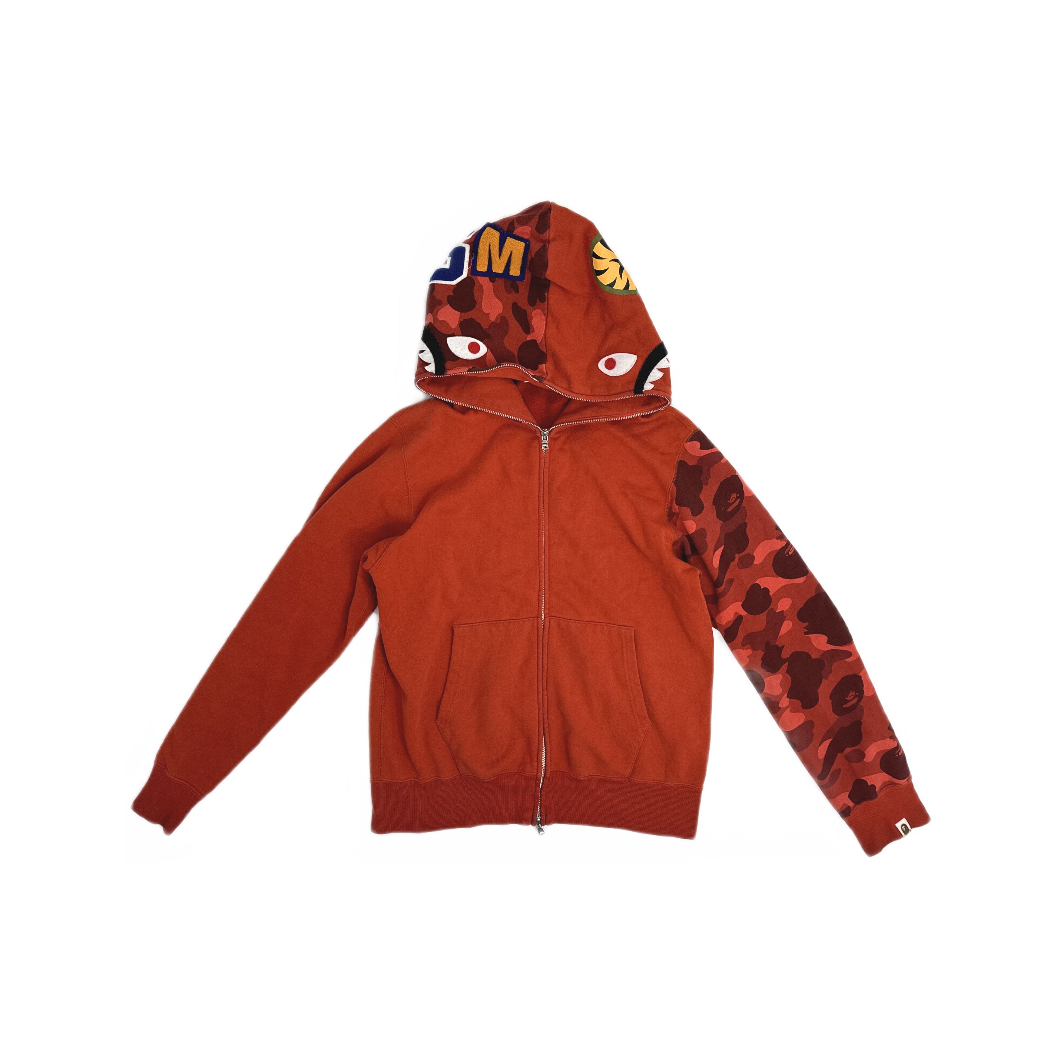 Bape A Bathing Ape Camo Shark Full Zip Hoodie Size L Size US L / EU 52-54 / 3 - 1 Thumbnail
