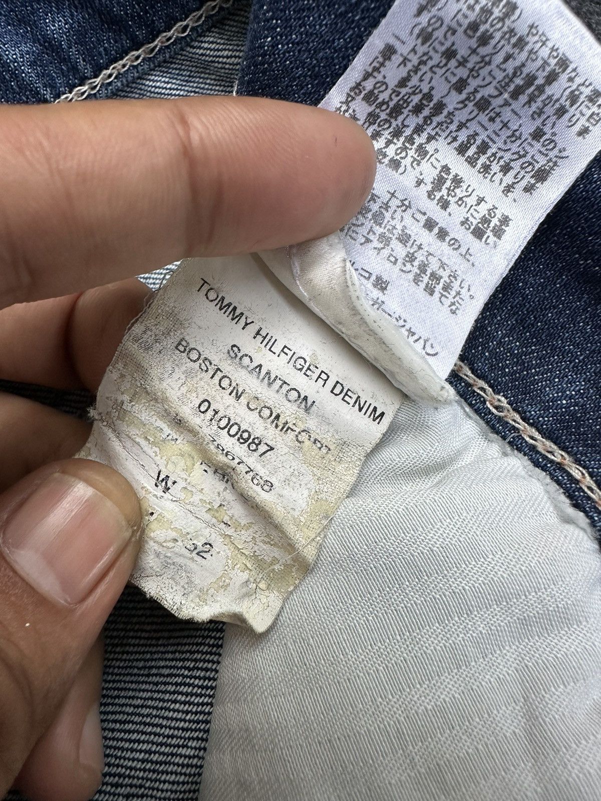 Tommy Hilfiger Tommy Hilfiger Scanton Stretchable Denim Size 34 D13 Size US 34 / EU 50 - 11 Thumbnail