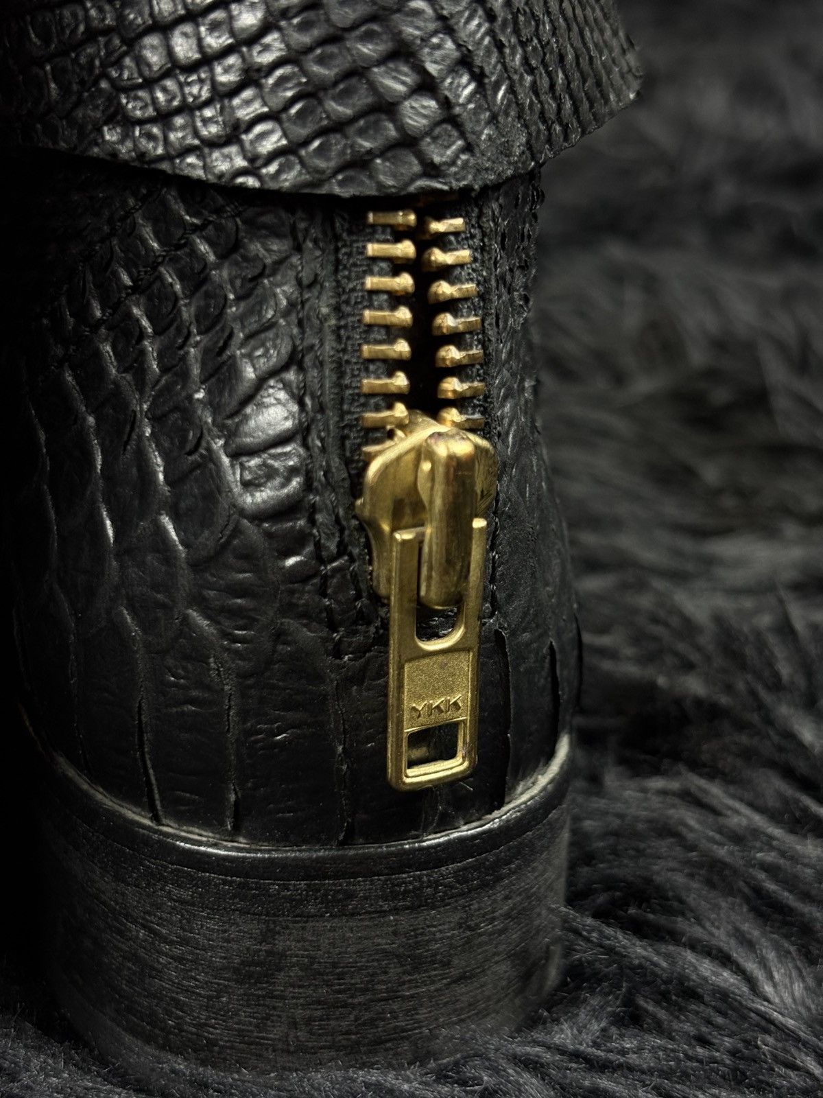 Other Rick Owens Style Archive Python Snake Skin Leather Boots Size US 7 / EU 40 - 11 Thumbnail