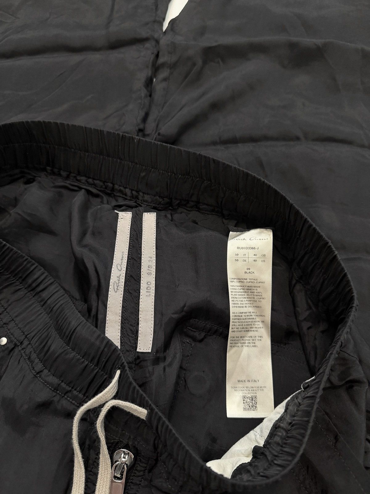 Rick Owens SS24 LIDO Cupro Bela Baggy Pants Size US 32 / EU 48 - 6 Thumbnail