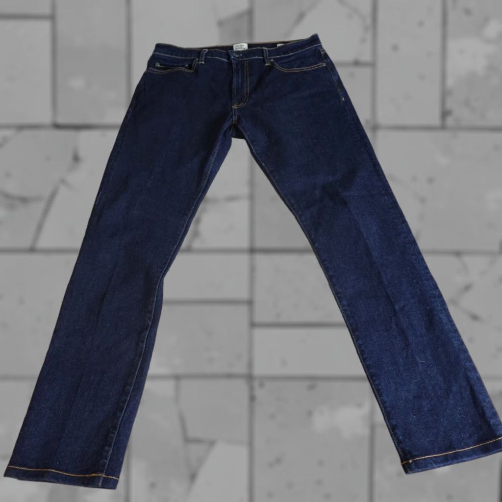Vintage Flint & Tinder Jeans Slim Straight Blue 29 Inseam 5-Pocket Denim Cotton Spandex Belt Loops USA Regular Men’s Size 30? Size US 30 / EU 46 - 1 Thumbnail