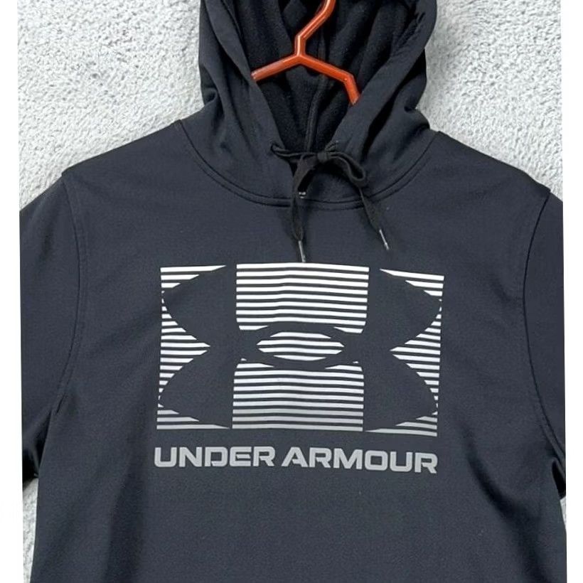 Under Armour Under Armour Shirt Mens M Black Hoodie Sweatshirt Adult Graphic Print Athletic Size US M / EU 48-50 / 2 - 2 Thumbnail