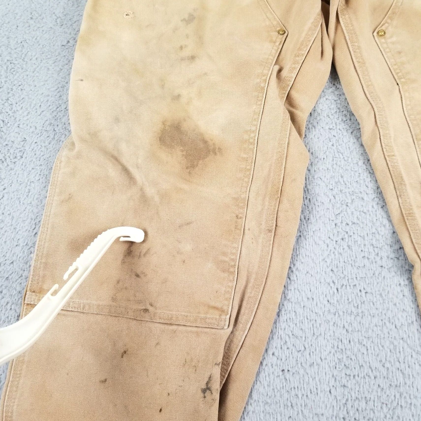 Carhartt Carhartt Double Knee Pants Logger Cut 42x27 Brown Grunge Workwear Mens Size US 42 / EU 58 - 2 Thumbnail