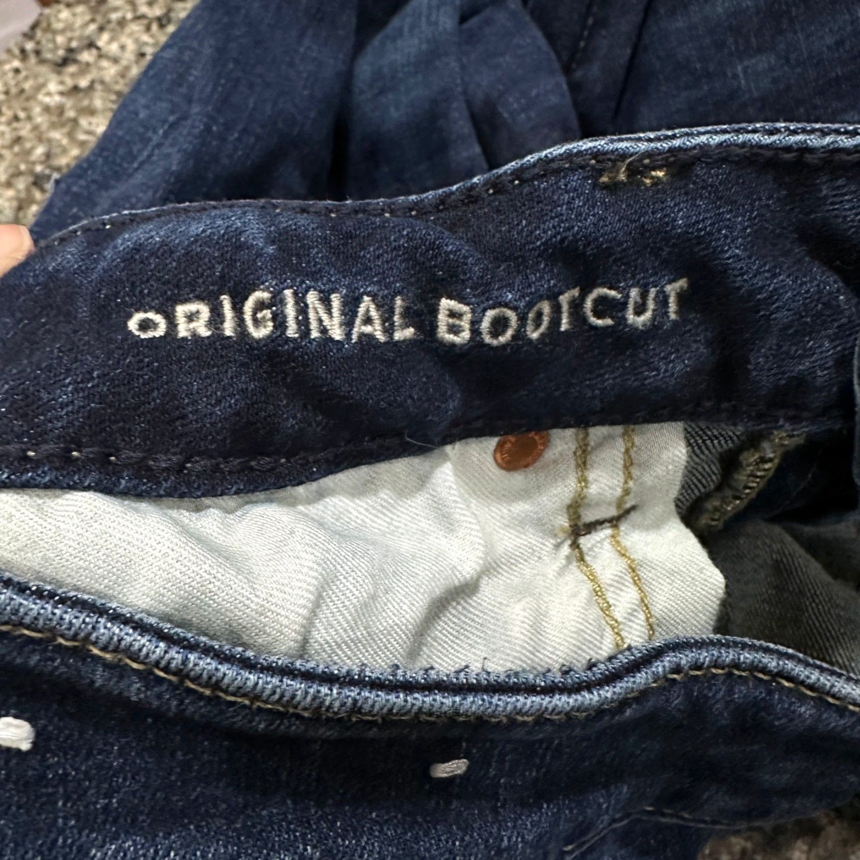 American Eagle Outfitters American Eagle Jeans Mens Size 30 Dark Wash Bootcut Airflex Denim Cotton Stretch Regular 5-Pocket Blue Size US 30 / EU 46 - 4 Thumbnail