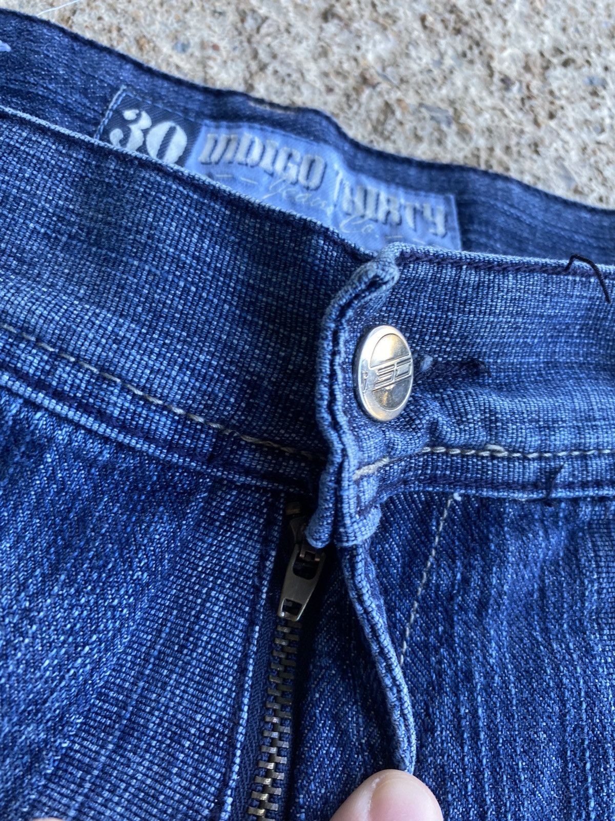 JNCO × Southpole × Vintage Vintage Y2K Baggy Southpole Style Jorts Jean Shorts Size US 36 / EU 52 - 3 Thumbnail