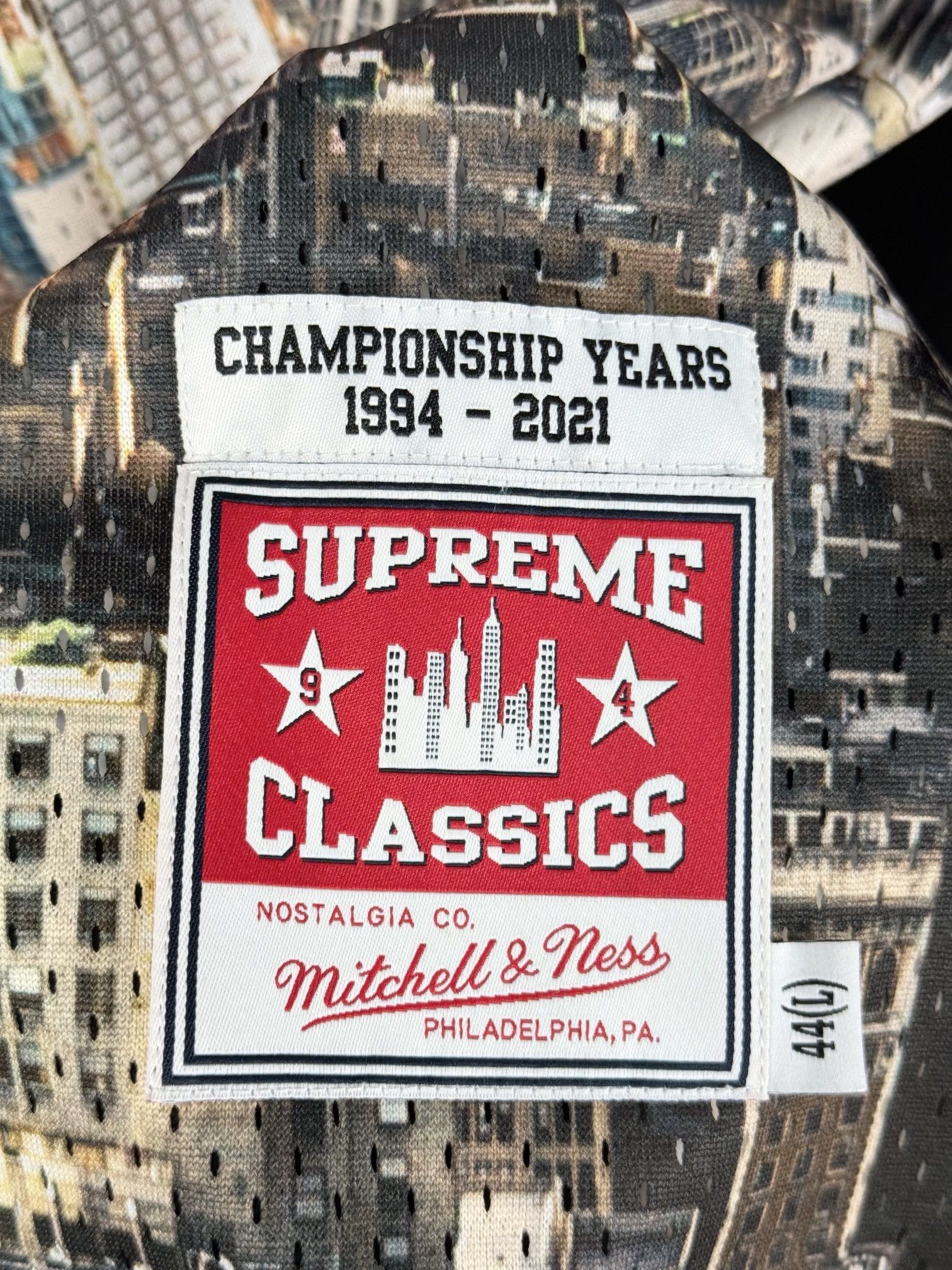 Mitchell & Ness × Supreme basketball jersey SAMPLE Size US L / EU 52-54 / 3 - 8 Thumbnail