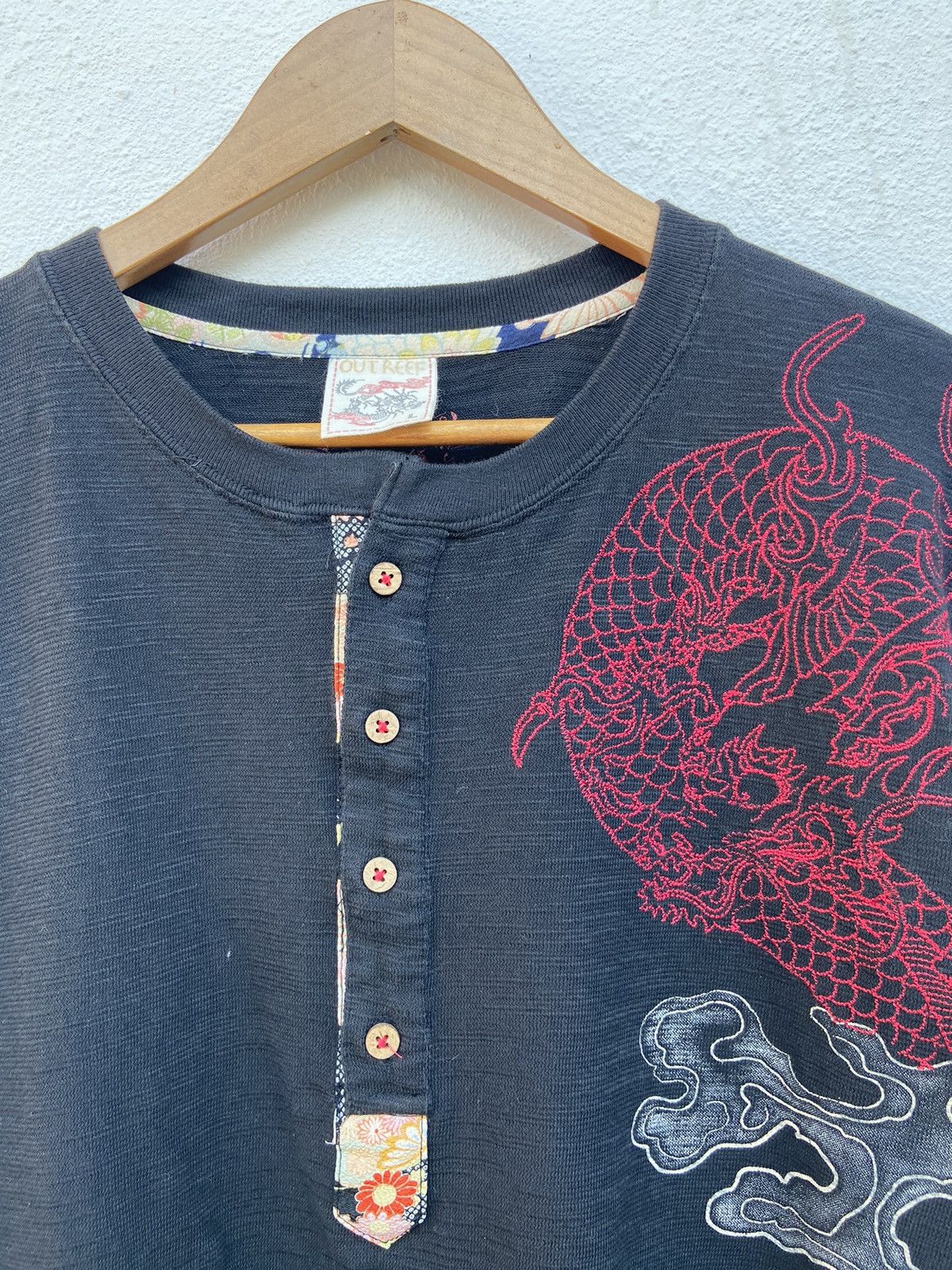 If Six Was Nine Fish koi Sukajan t shirt Dragon tees Size US M / EU 48-50 / 2 - 6 Thumbnail