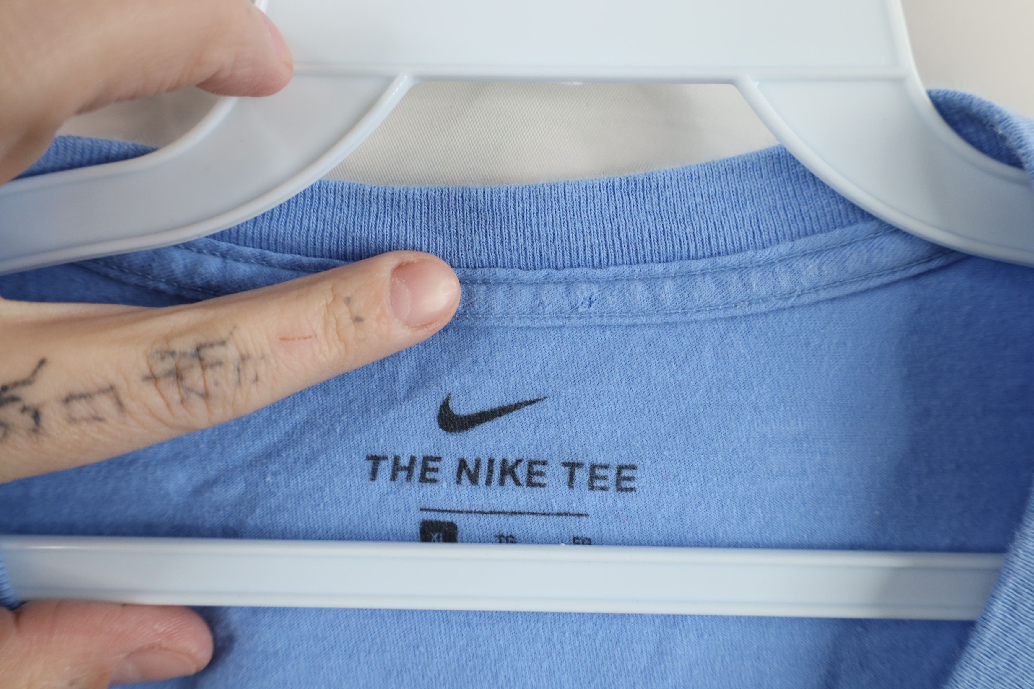 Nike × Vintage Retro Nike Spell Philadelphia Phillies Baseball T-Shirt Blue Size US XL / EU 56 / 4 - 10 Thumbnail