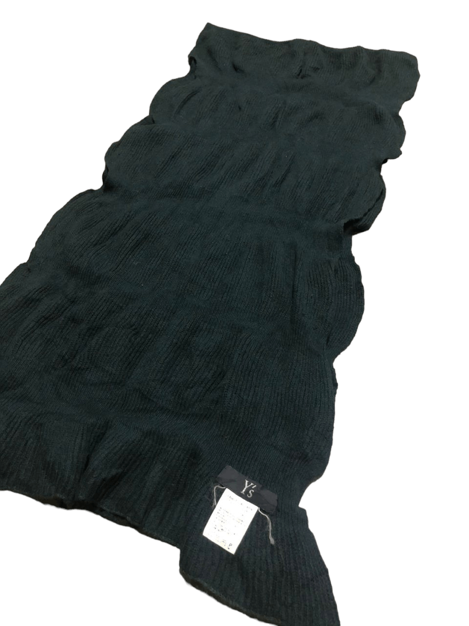 Yohji Yamamoto Y's Yohji Yamamoto Wool Knit Scarf Muffler Neckwear Size ONE SIZE - 3 Thumbnail